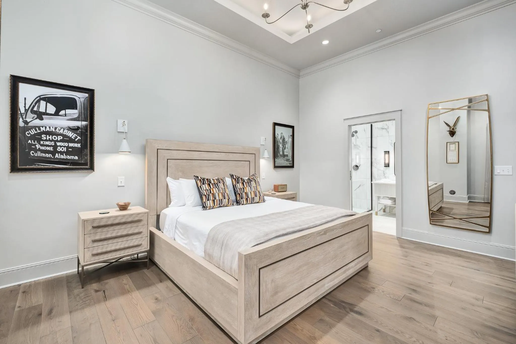 Bed in The Flying Fifty Hotel, a Luxury Boutique Hotel