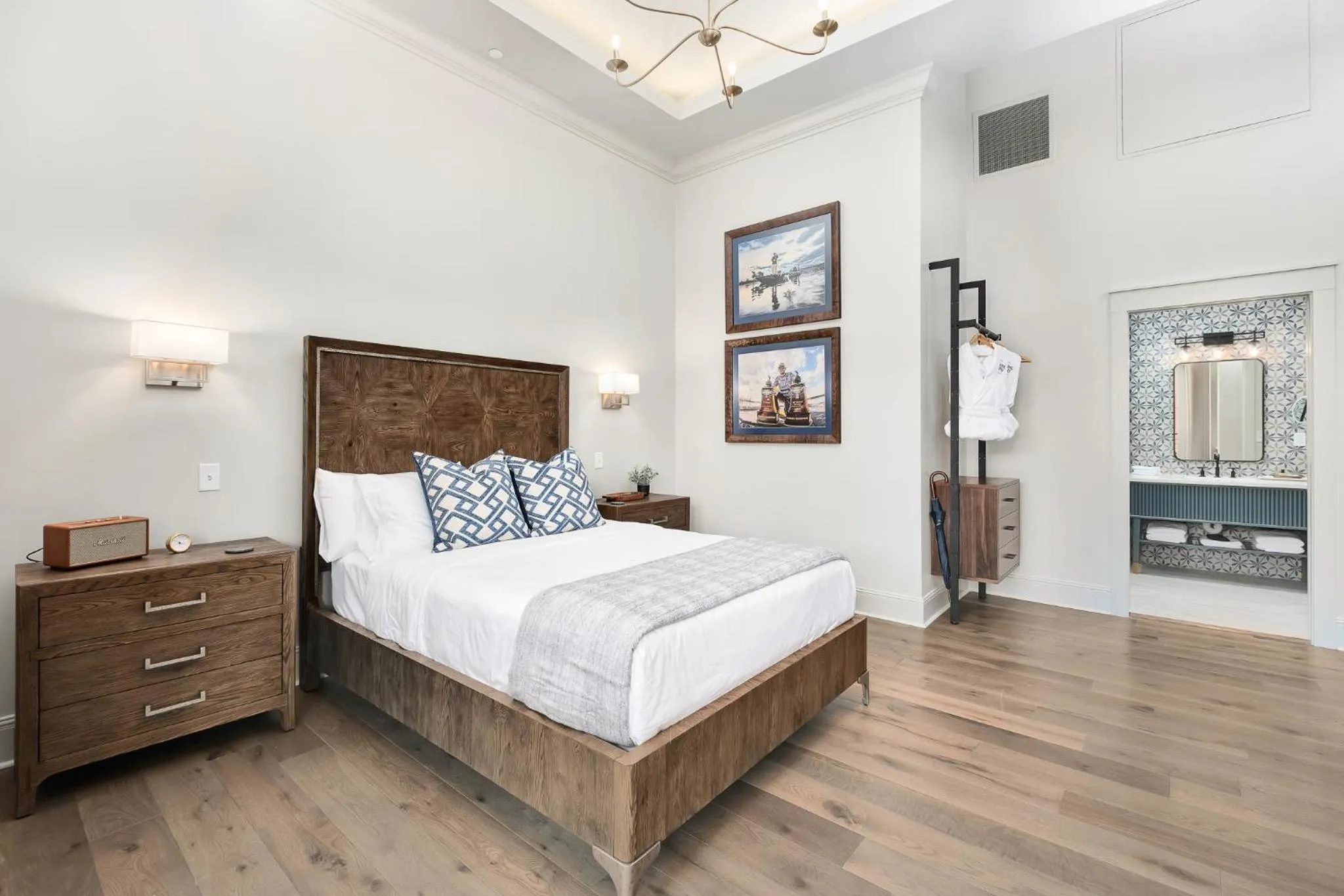 Bed in The Flying Fifty Hotel, a Luxury Boutique Hotel