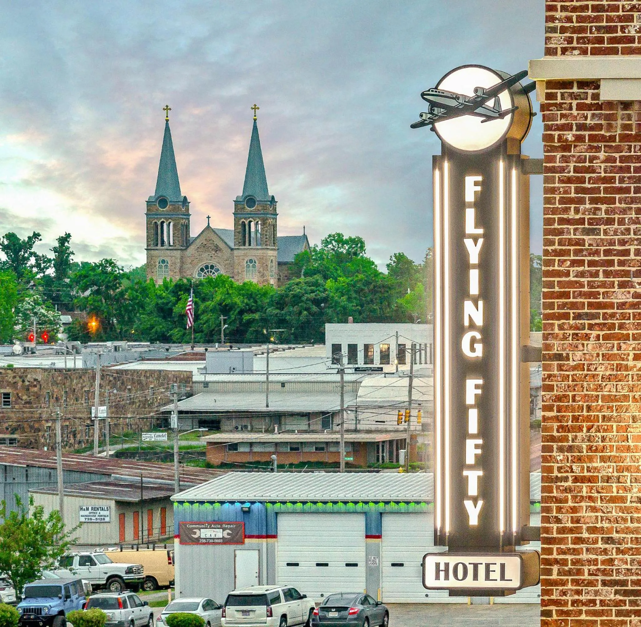 Nearby landmark in The Flying Fifty Hotel, a Luxury Boutique Hotel
