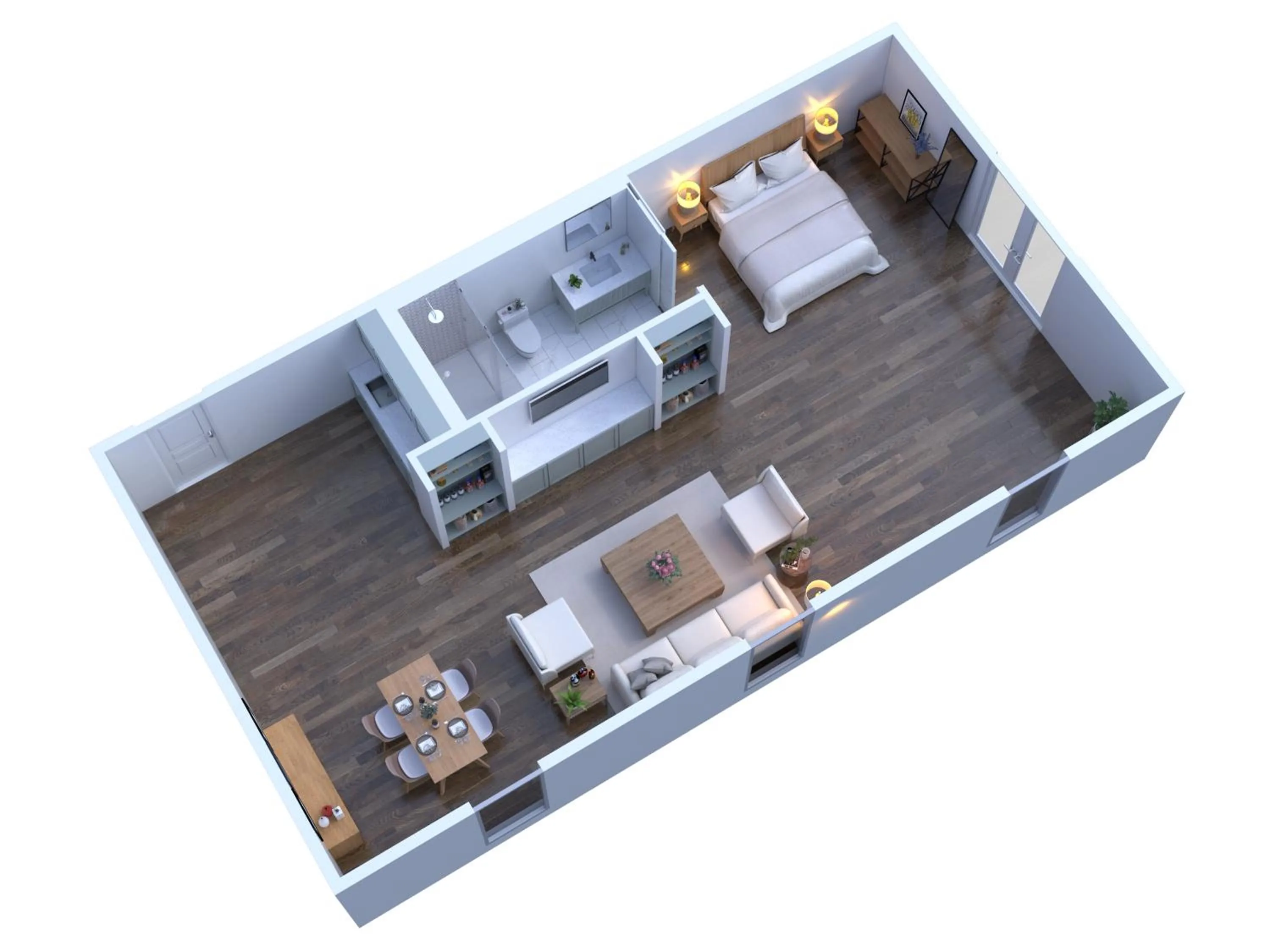 Floor plan in The Flying Fifty Hotel, a Luxury Boutique Hotel