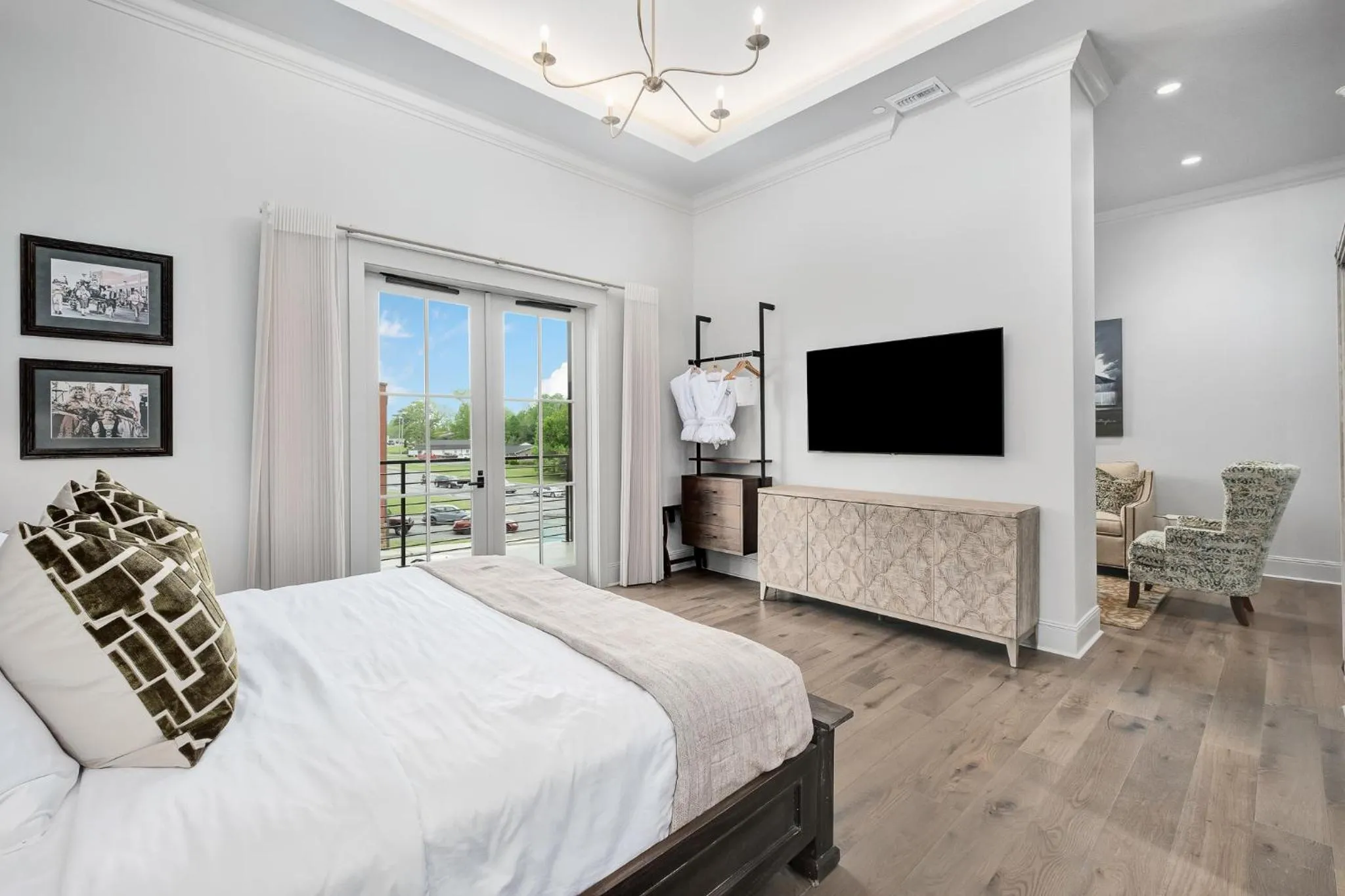Bed in The Flying Fifty Hotel, a Luxury Boutique Hotel