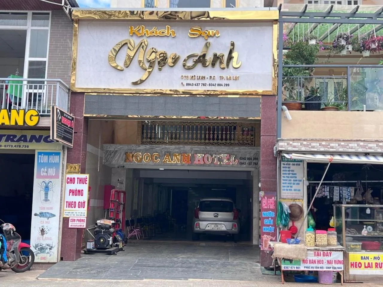 Facade/entrance in Ngoc Anh Hotel Da Lat