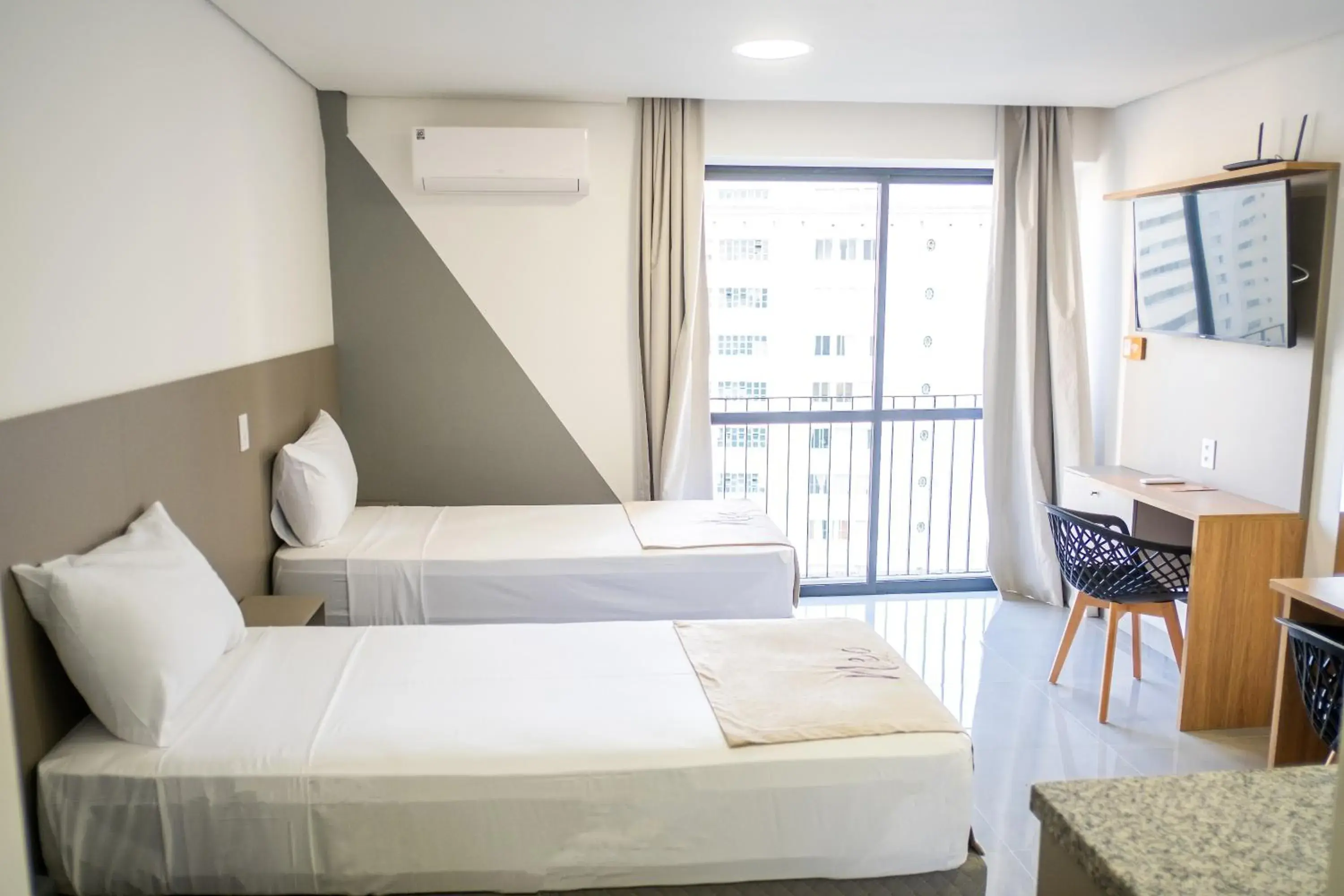 Standard Twin Room - single occupancy in Slim Hotel Neo São Bernardo do Campo Standard Twin Room - single occupancy in Slim Hotel Neo São Bernardo do Campo
