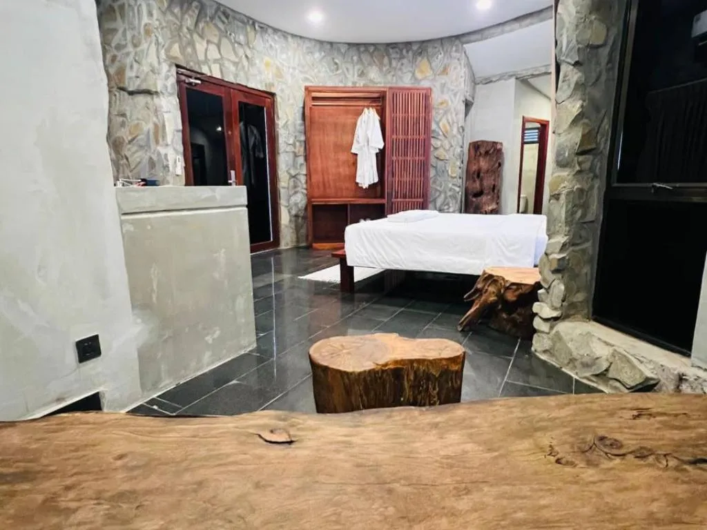 Bed in Phum Domnak Domrey Resort