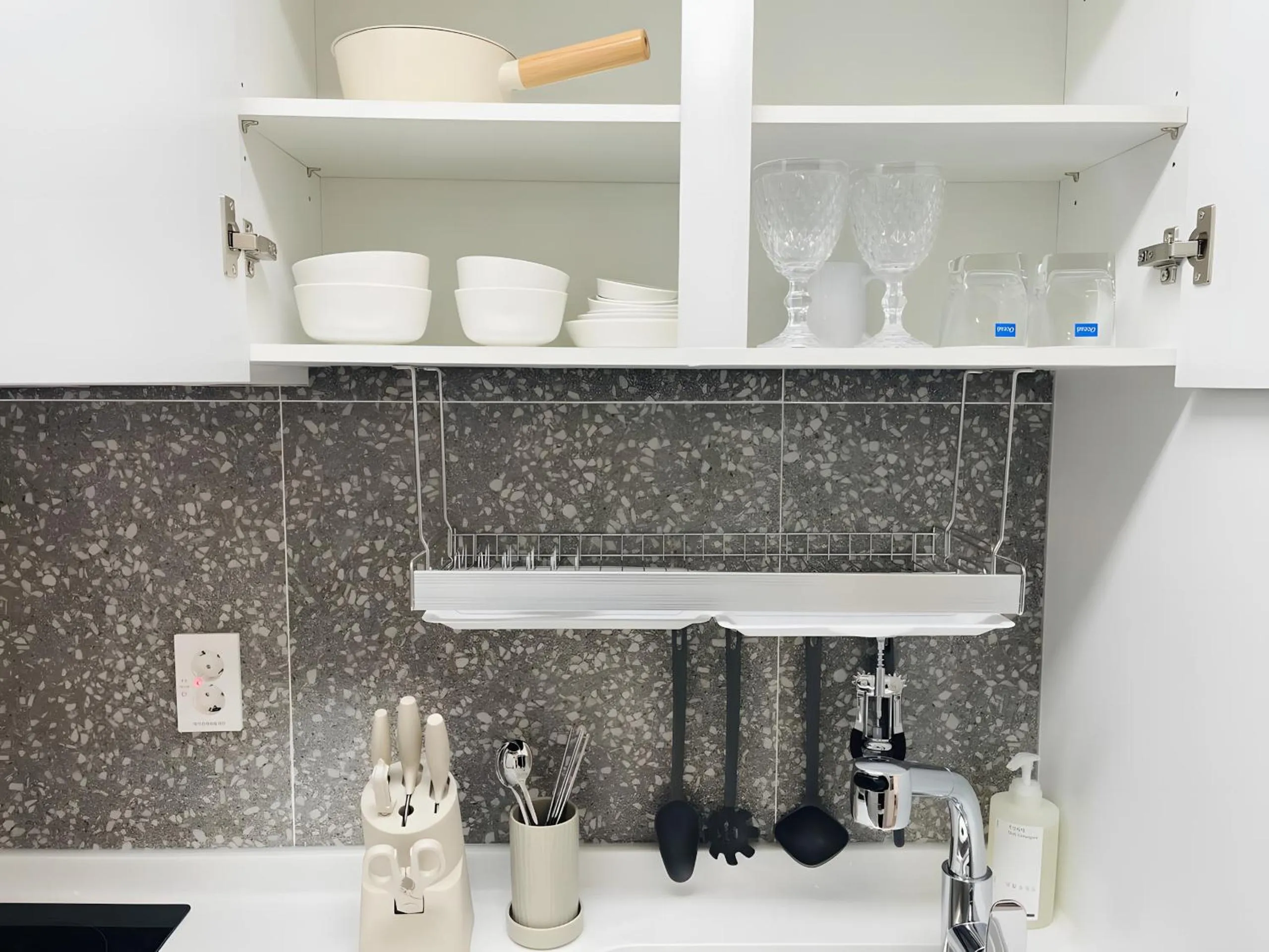 Kitchen or kitchenette in SurfResort INN-The City YangYang