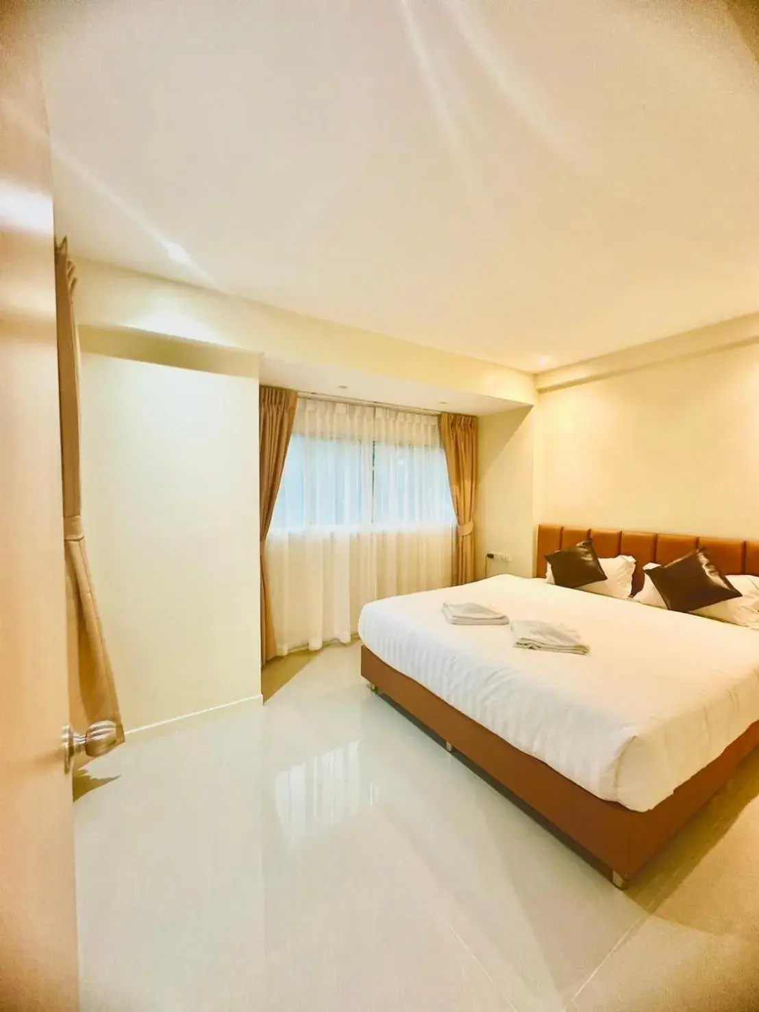 Bed in ABC HA Hotel Bangkok Bed in ABC HA Hotel Bangkok