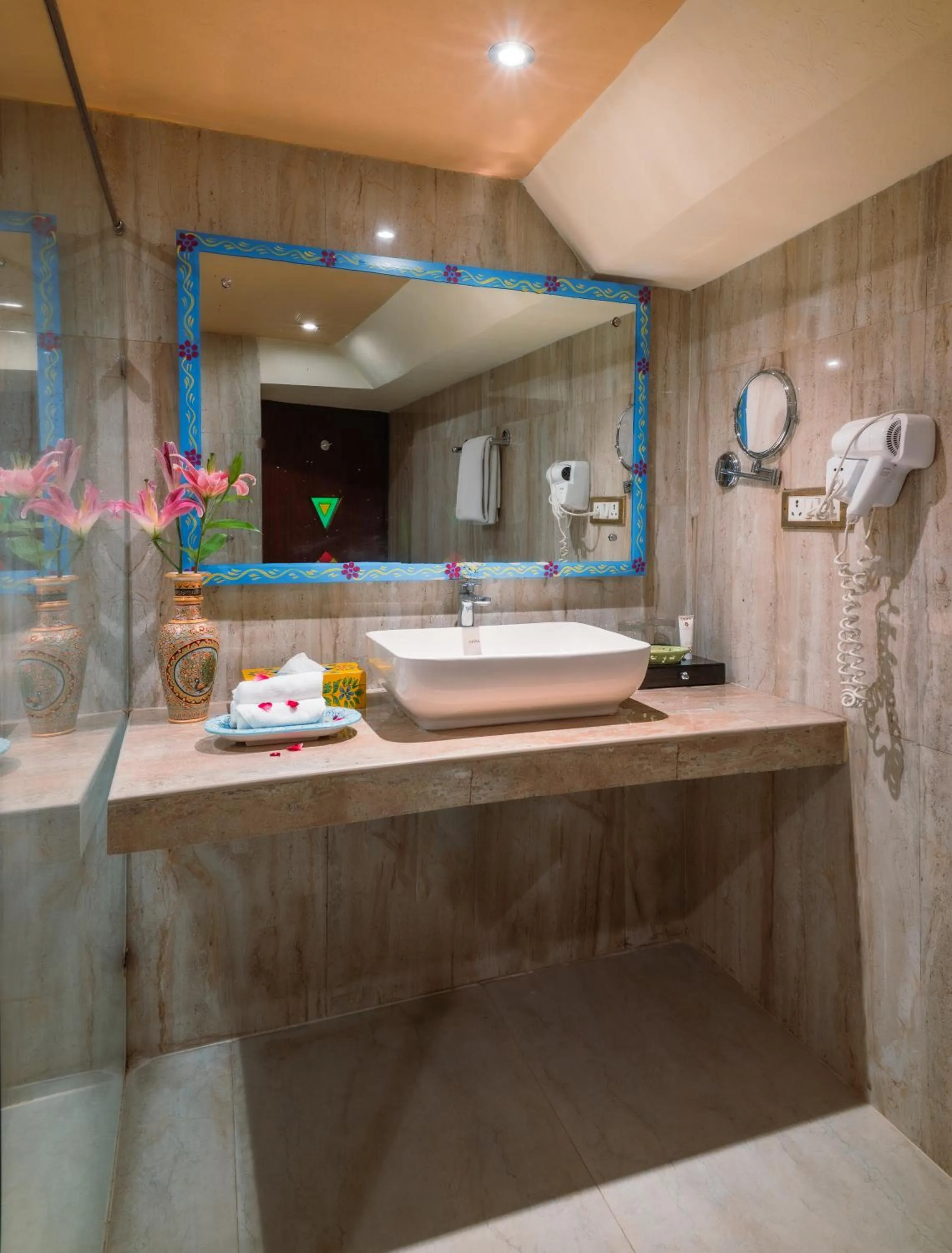 Bathroom in Chokhi Dhani The Ethnic 5-Star Deluxe Resort