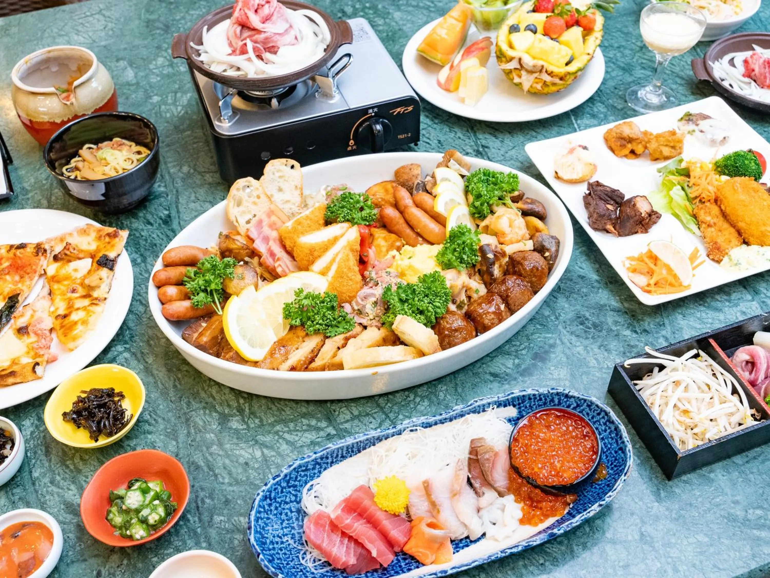 Dinner in LiVEMAX Resort Upopoi Shiraoi Onsen