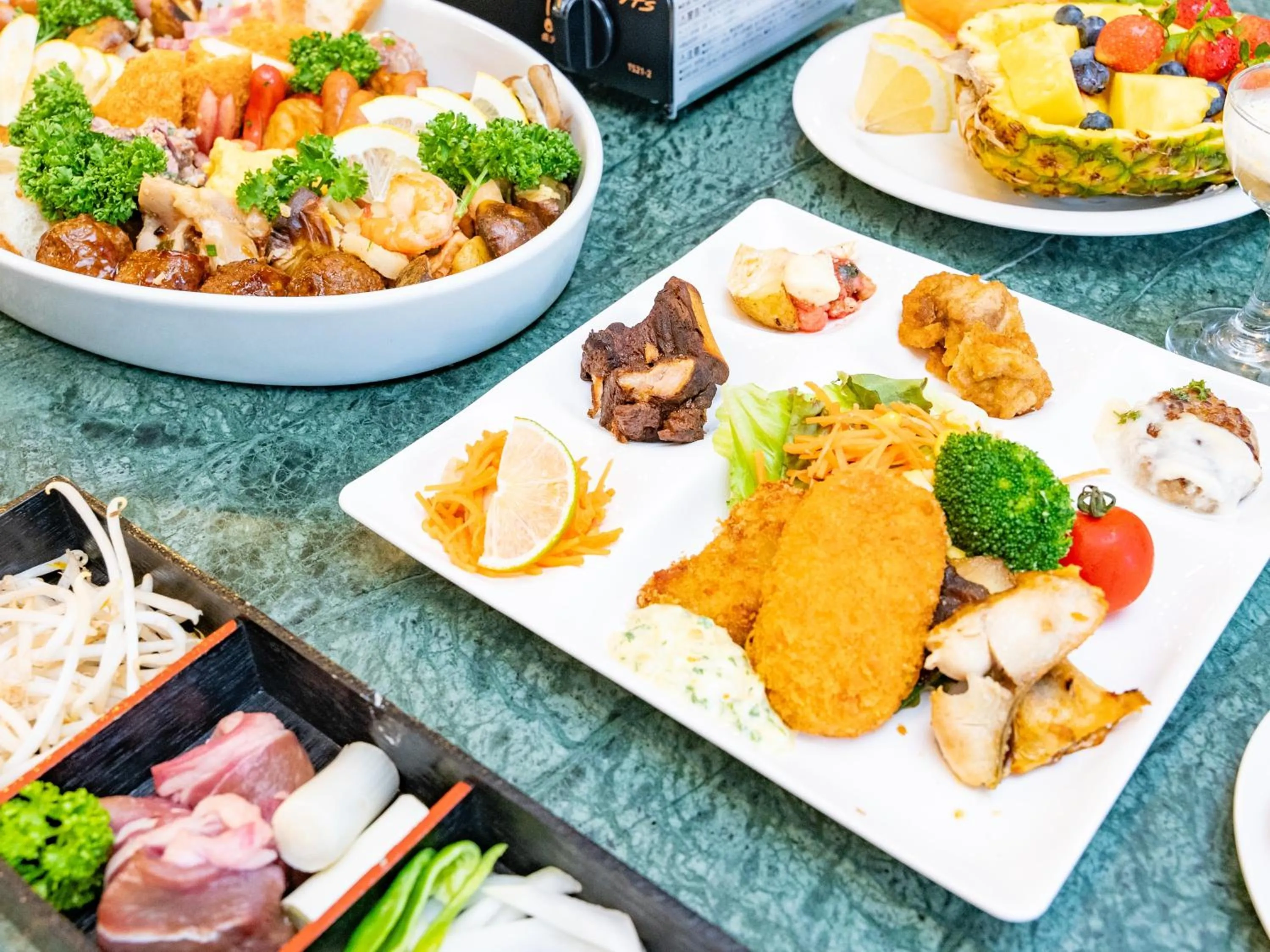 Food in LiVEMAX Resort Upopoi Shiraoi Onsen
