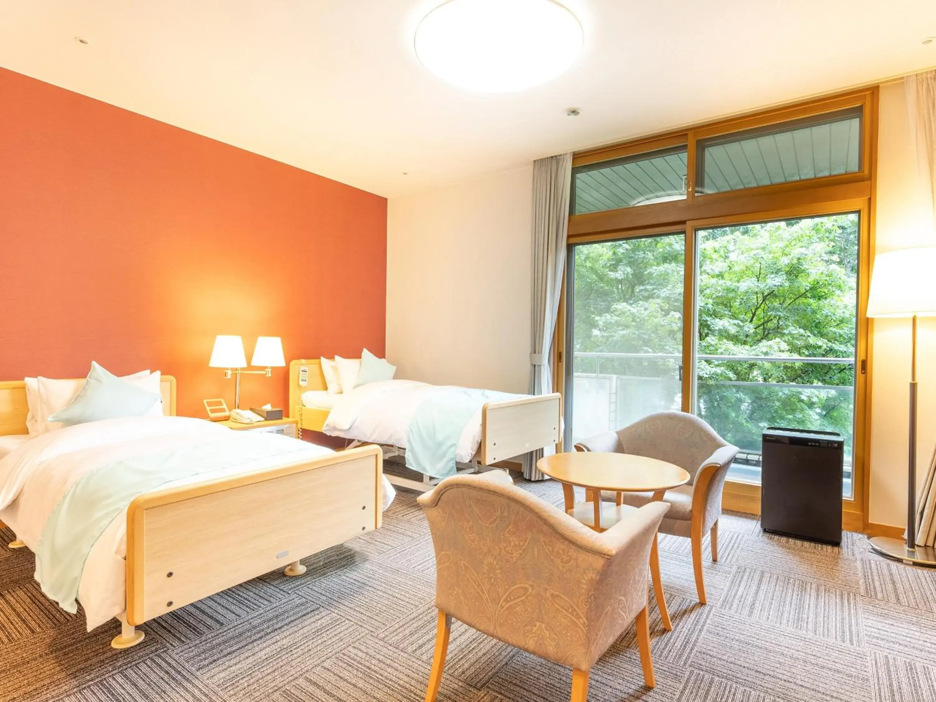 Twin Room with Disability Access - single occupancy - Non-Smoking in LiVEMAX Resort Upopoi Shiraoi Onsen Twin Room with Disability Access - single occupancy - Non-Smoking in LiVEMAX Resort Upopoi Shiraoi Onsen