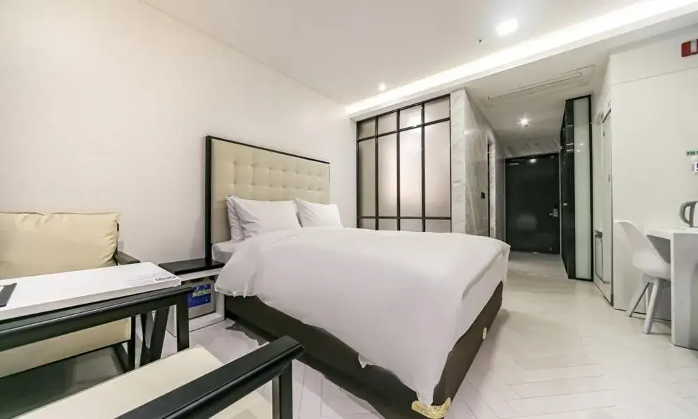 Bed in Daegu Dongseongro Hotel Labella Bed in Daegu Dongseongro Hotel Labella