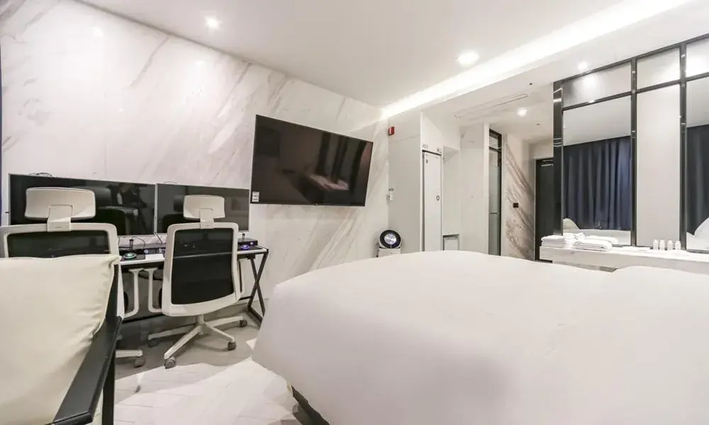 Bed in Daegu Dongseongro Hotel Labella Bed in Daegu Dongseongro Hotel Labella