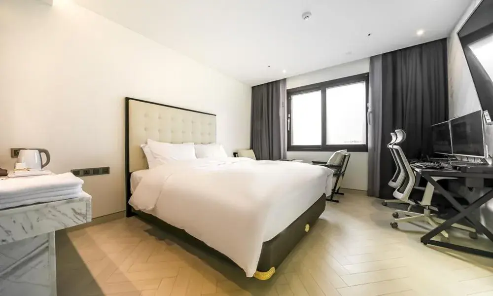 Bed in Daegu Dongseongro Hotel Labella Bed in Daegu Dongseongro Hotel Labella