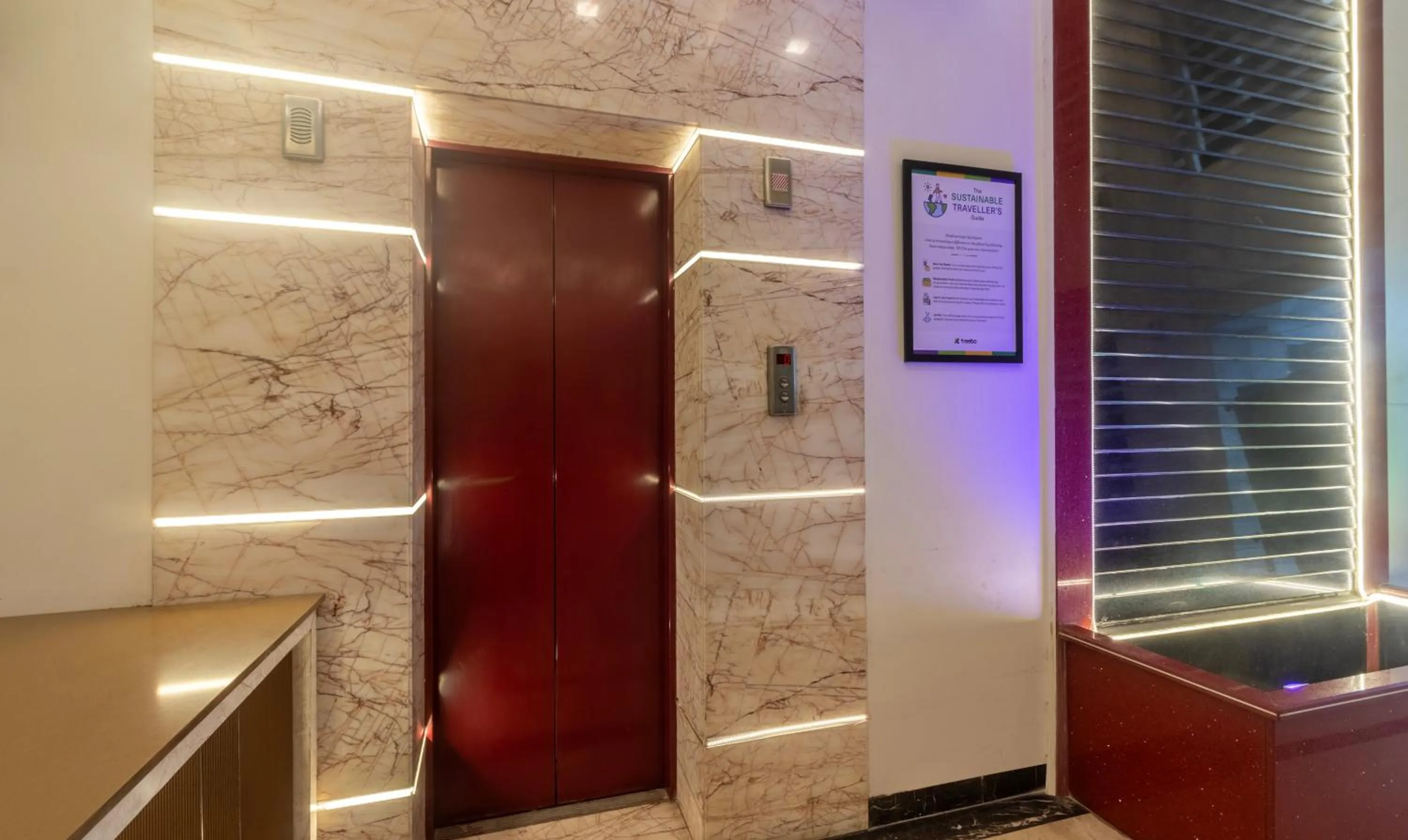 elevator in Treebo Empire Red Carpet