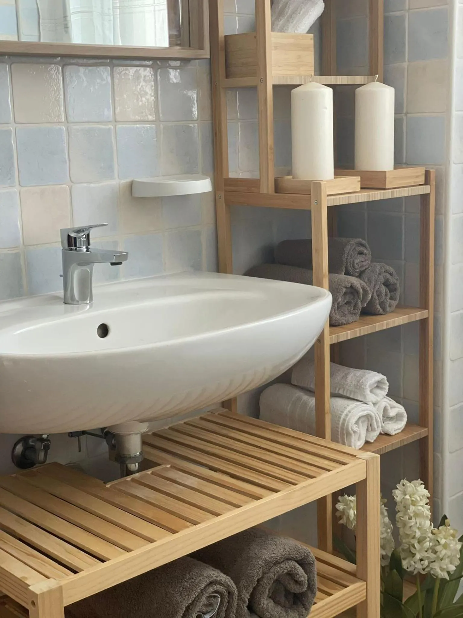 Bathroom in IL MELOGRANO RESIDENCE MARZAMEMI