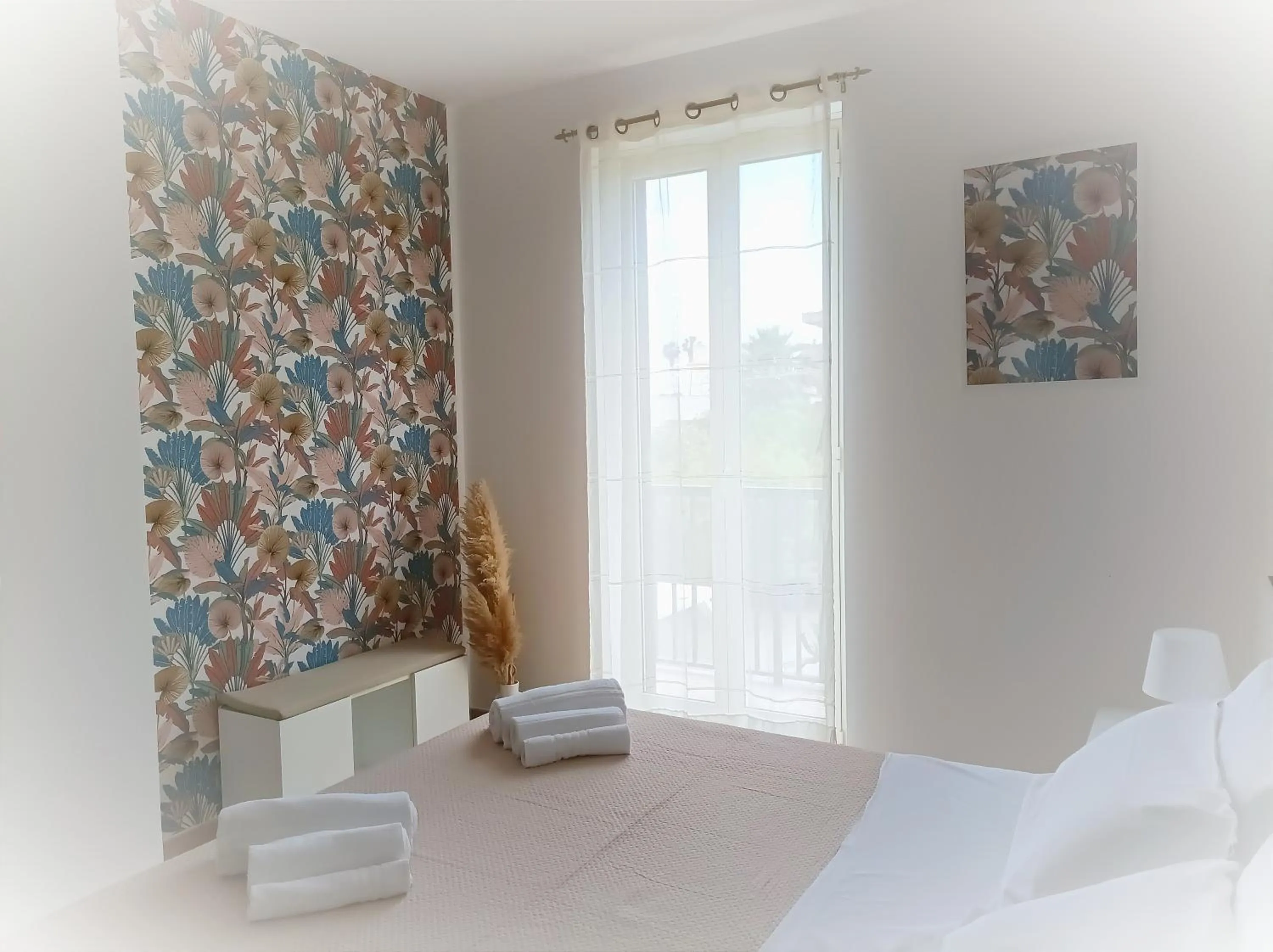 Bed in IL MELOGRANO RESIDENCE MARZAMEMI