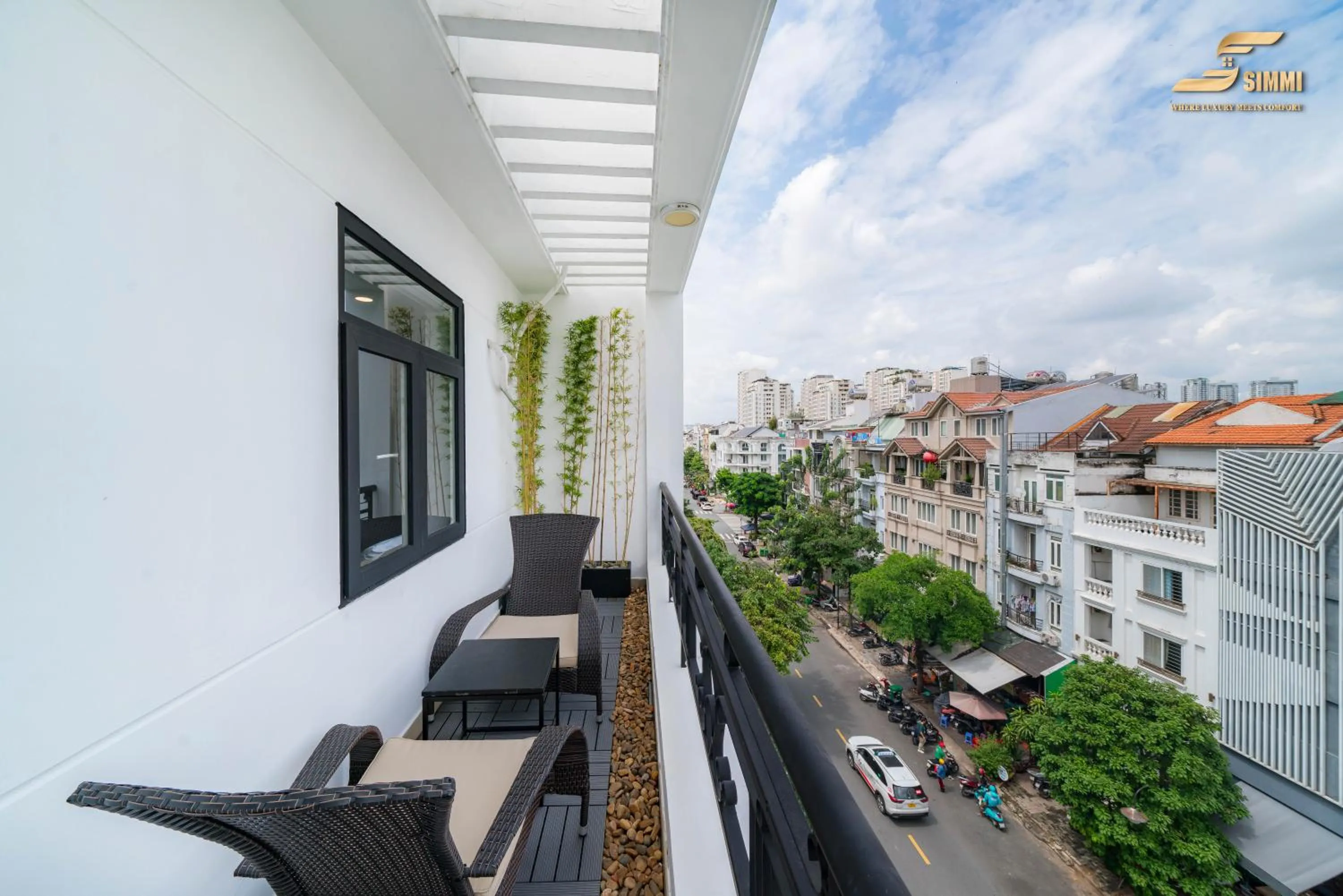 City view in Simmi Signature Hotel & Apartment