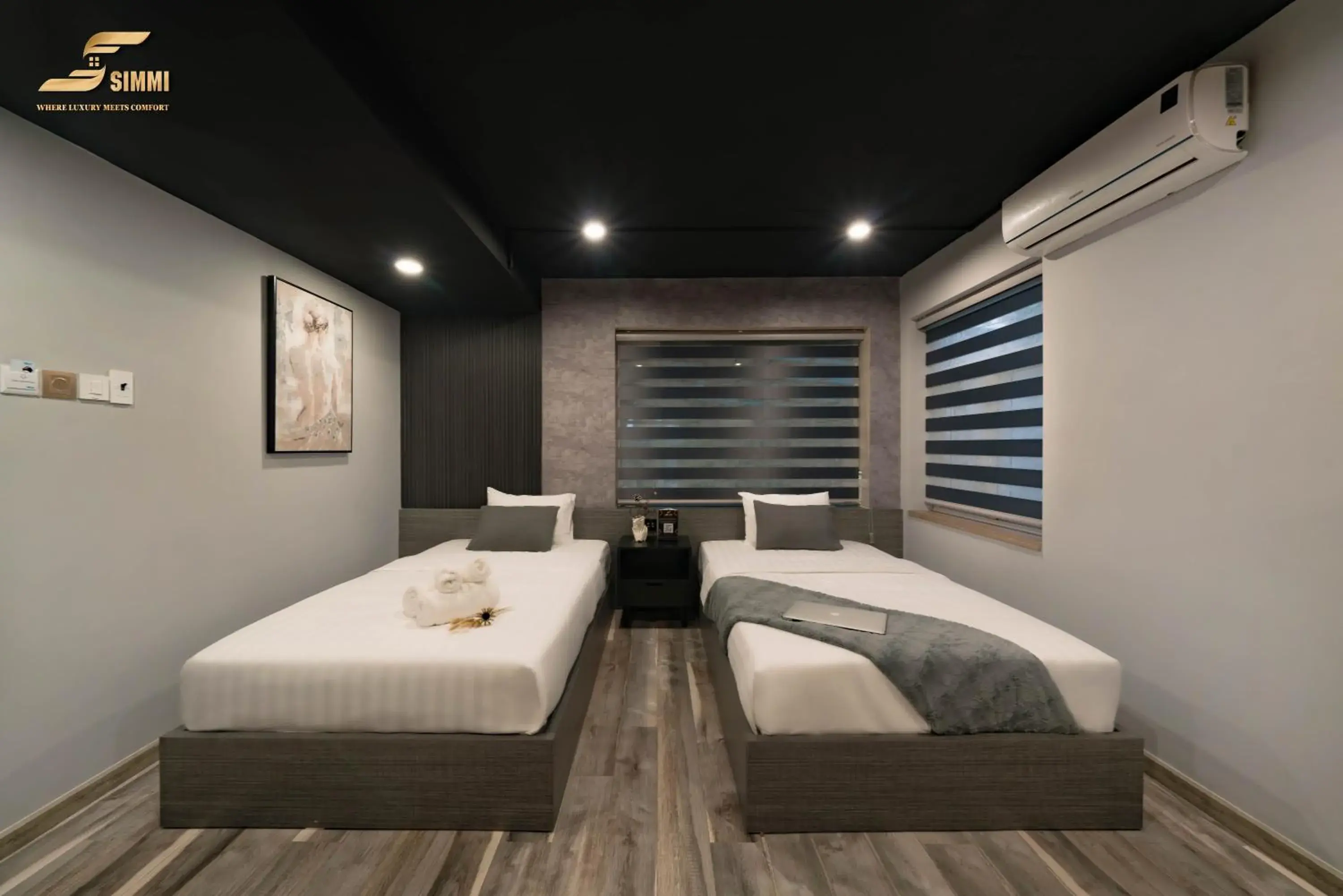 Bed in Simmi Signature Hotel & Apartment Bed in Simmi Signature Hotel & Apartment