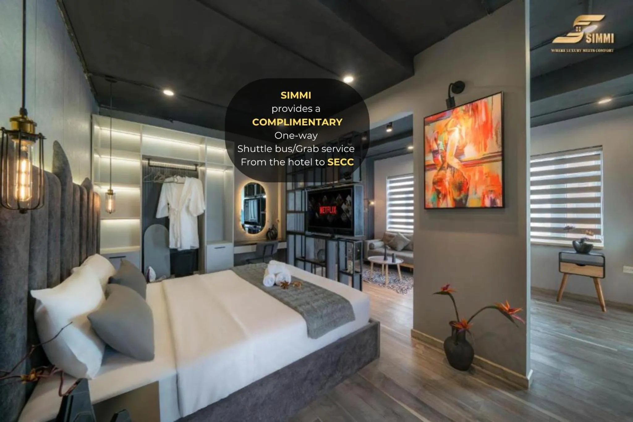 Property building, Bed in Simmi Signature Hotel & Apartment