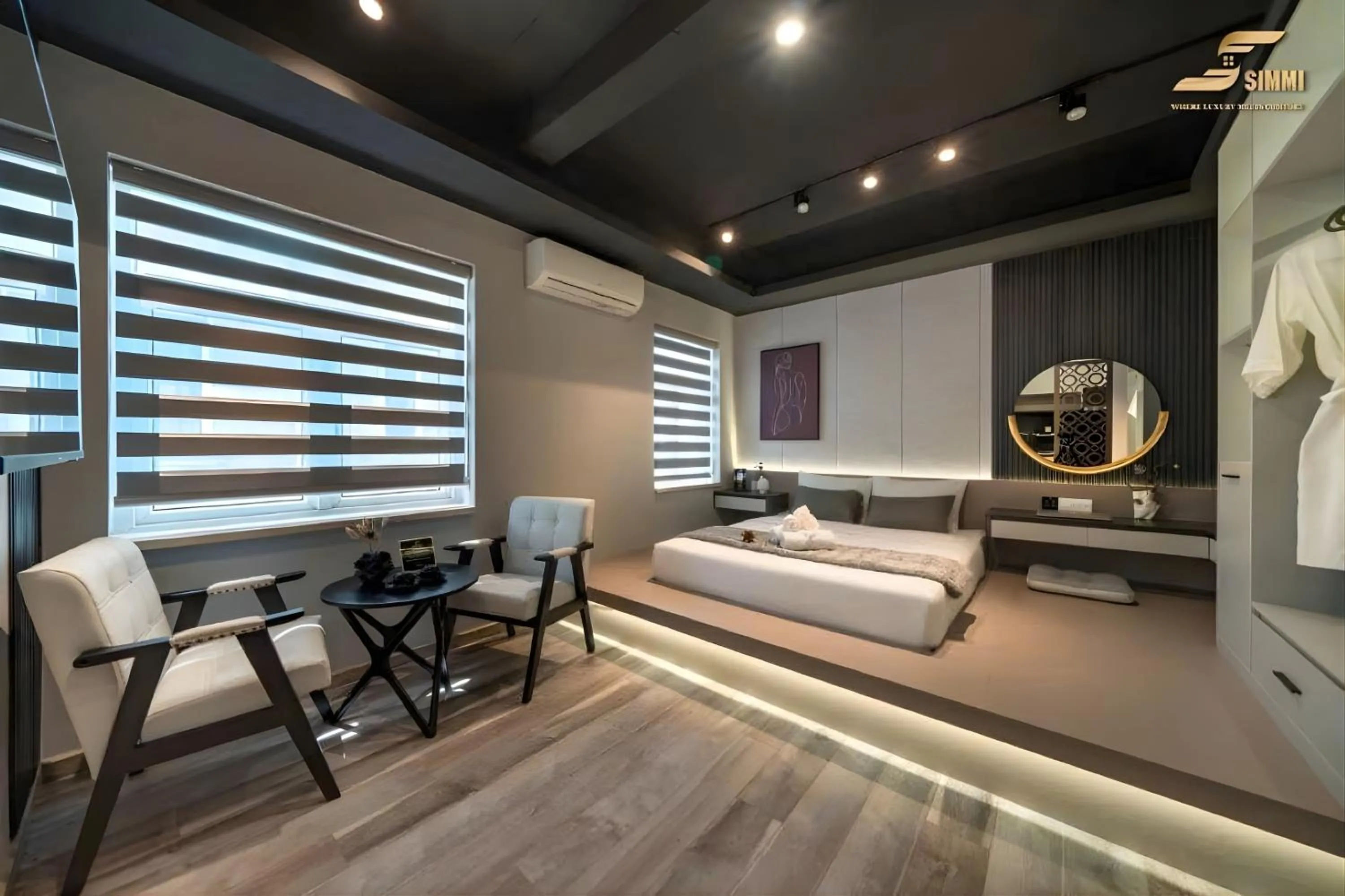 Photo of the whole room, Bed in Simmi Signature Hotel & Apartment