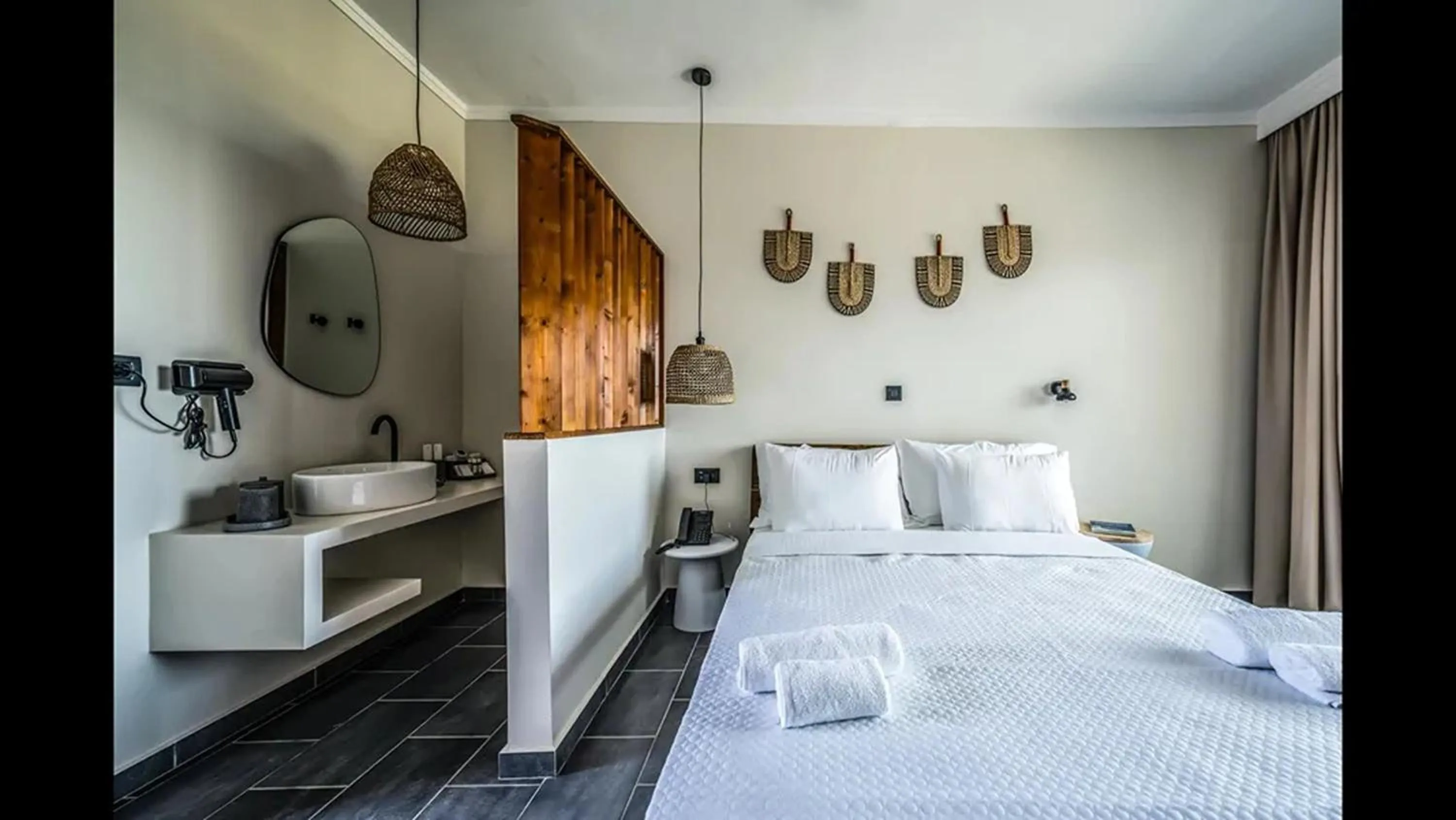 Bed in Elion Seaside Resort