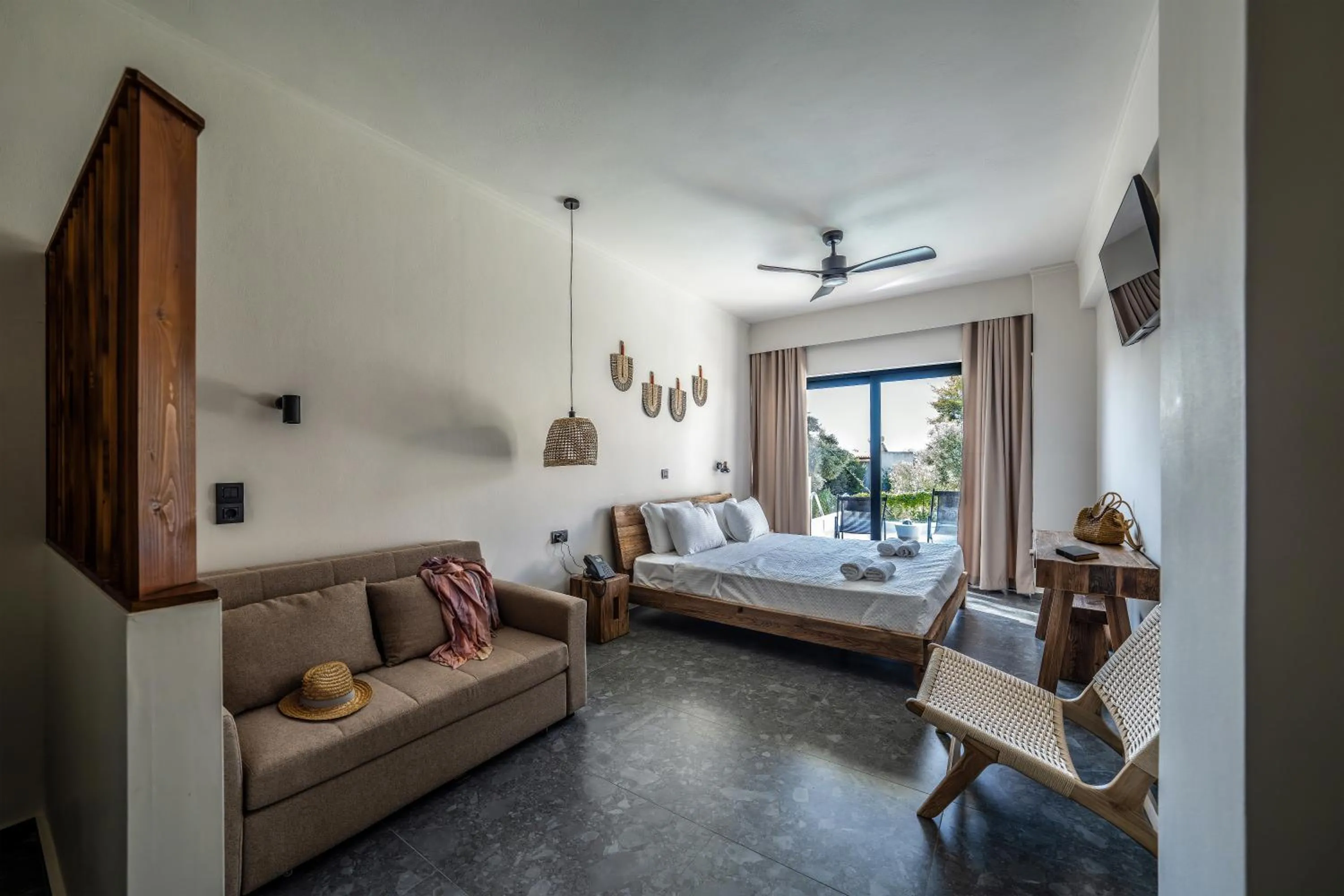 Bed in Elion Seaside Resort