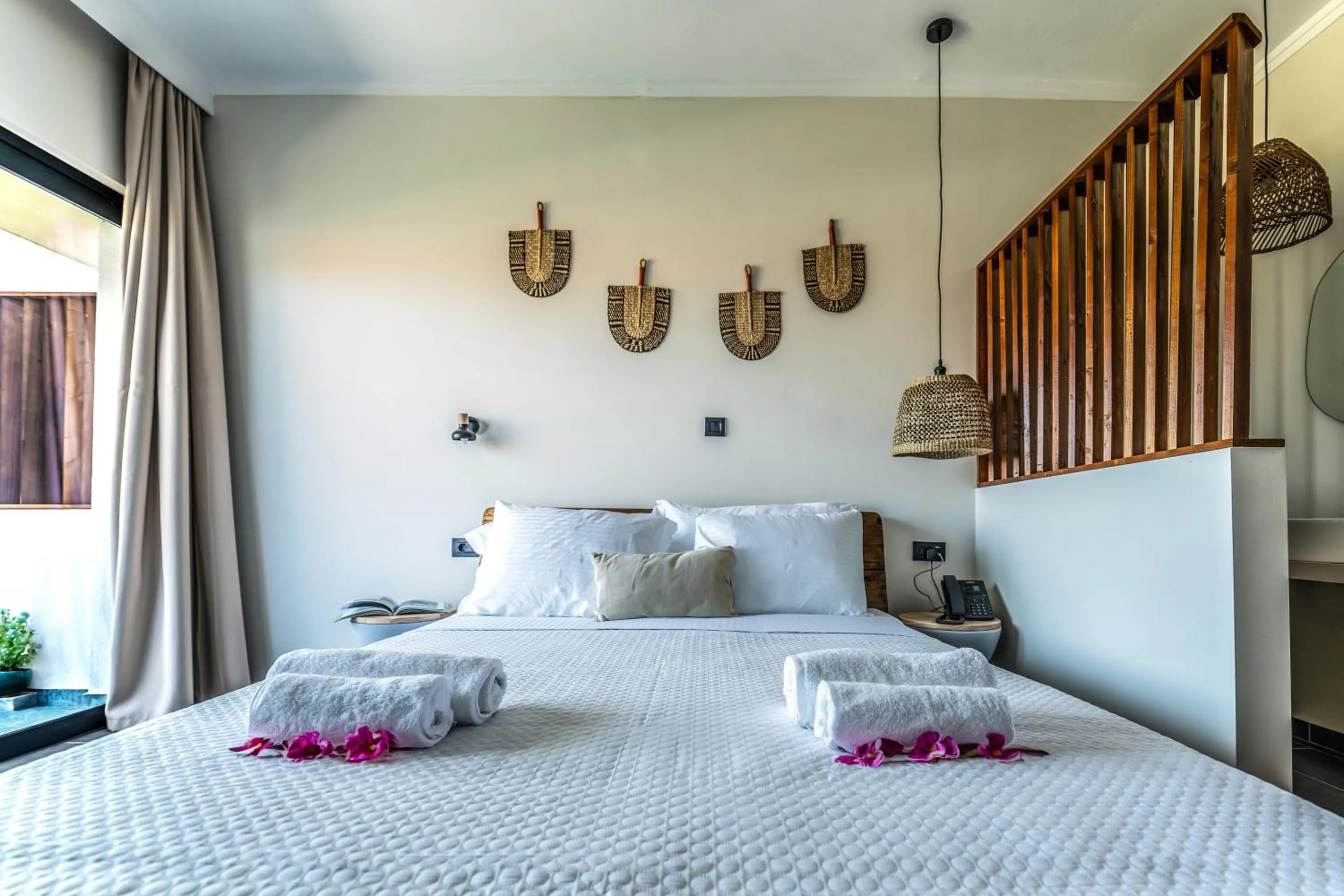Bed in Elion Seaside Resort