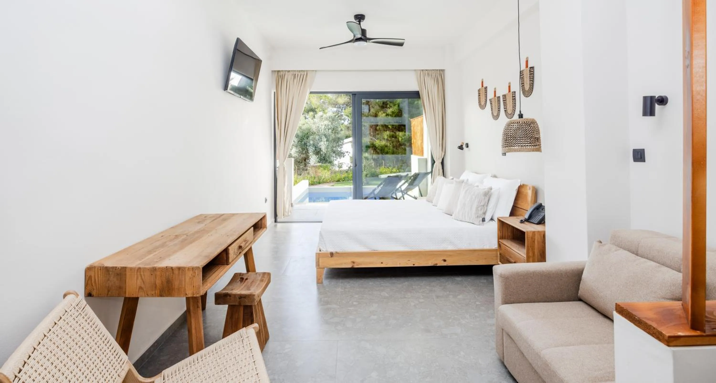 Bed in Elion Seaside Resort