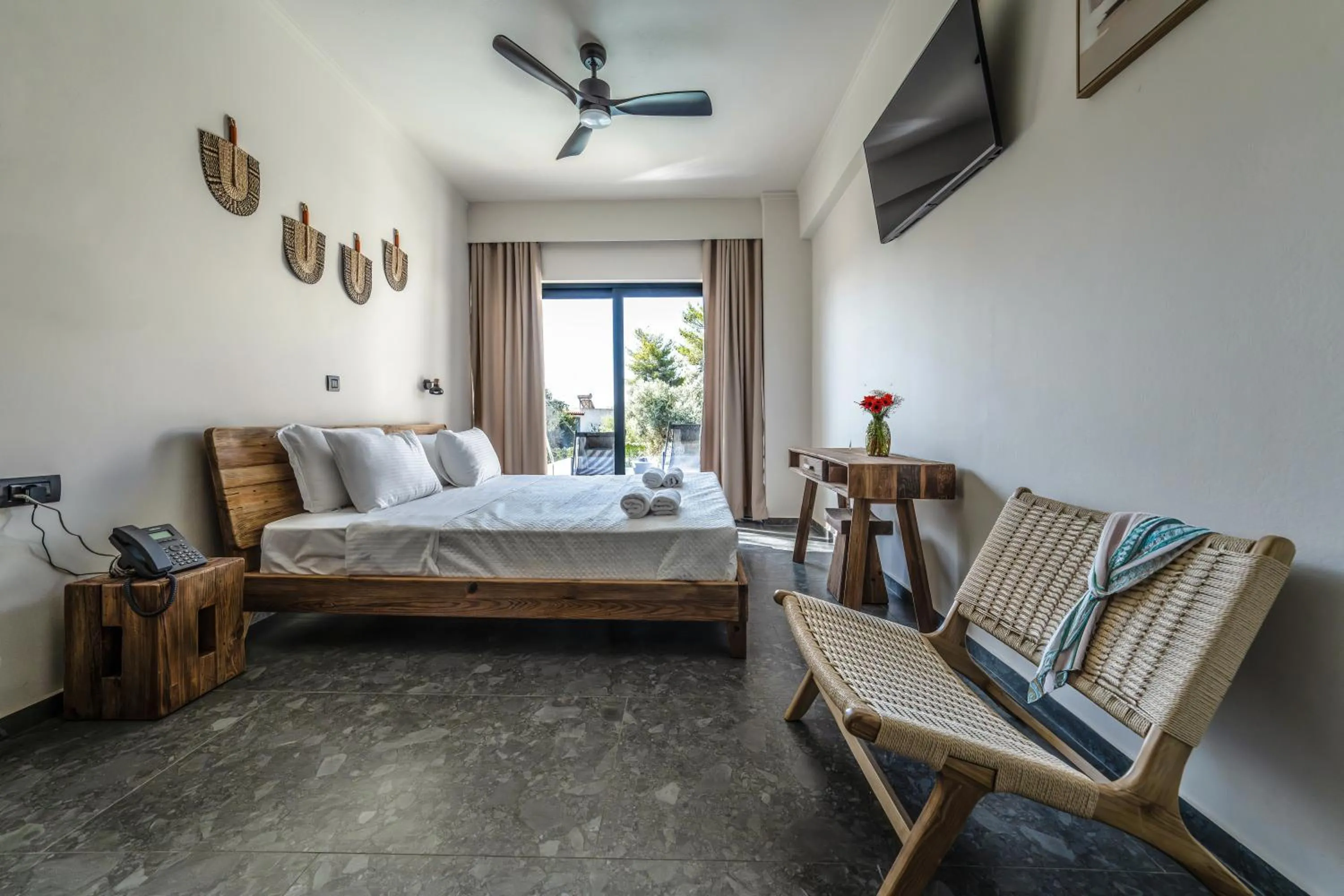 Bed in Elion Seaside Resort