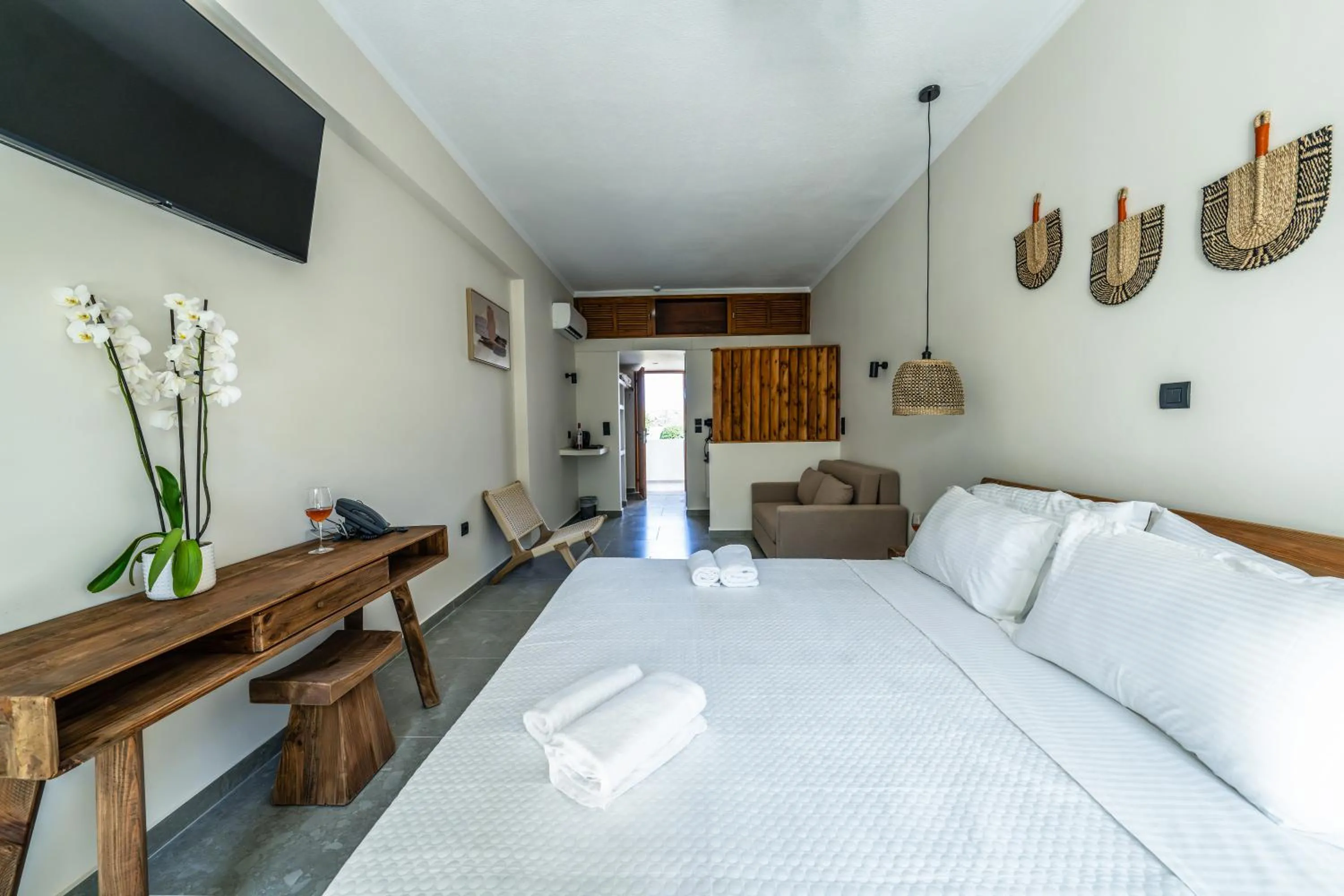 Bed in Elion Seaside Resort
