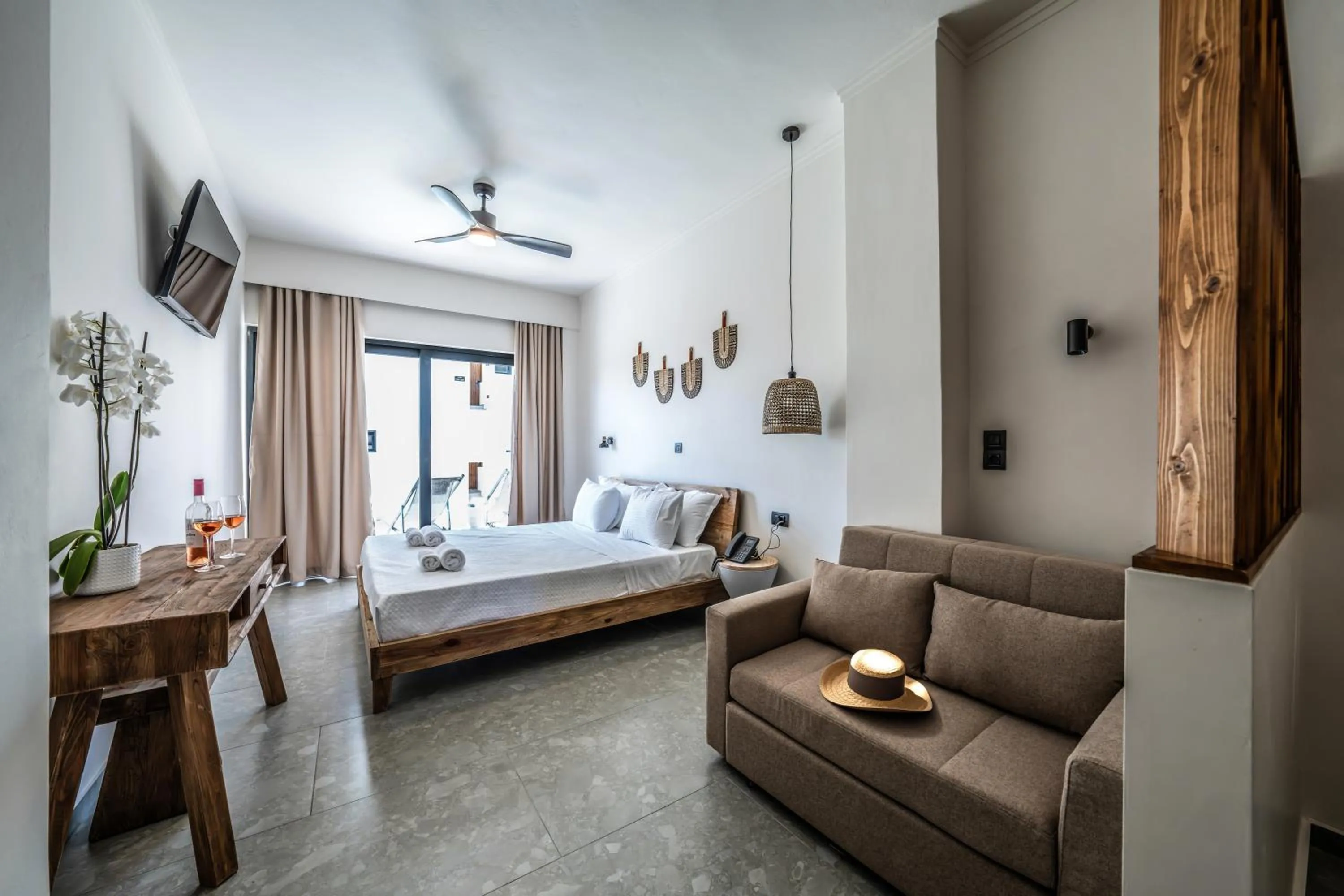 Bed in Elion Seaside Resort