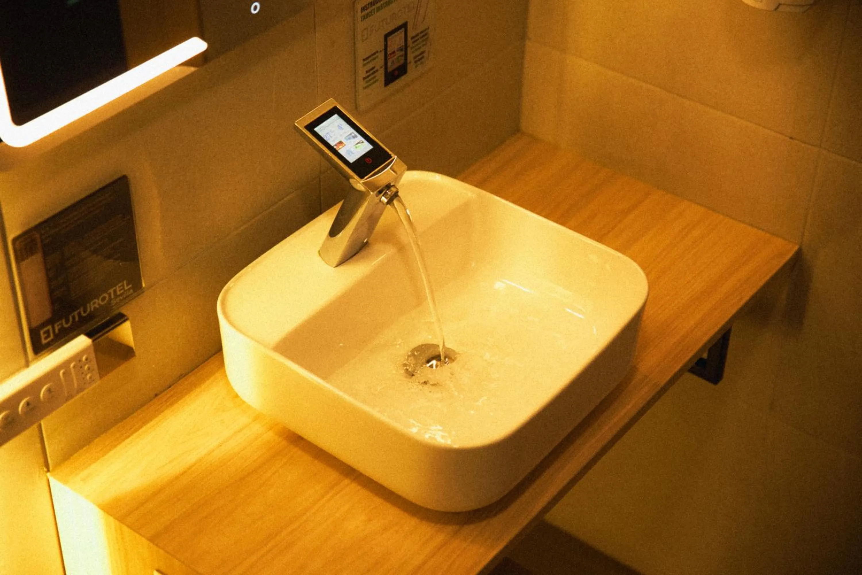 Bathroom in Futurotel Sevilla