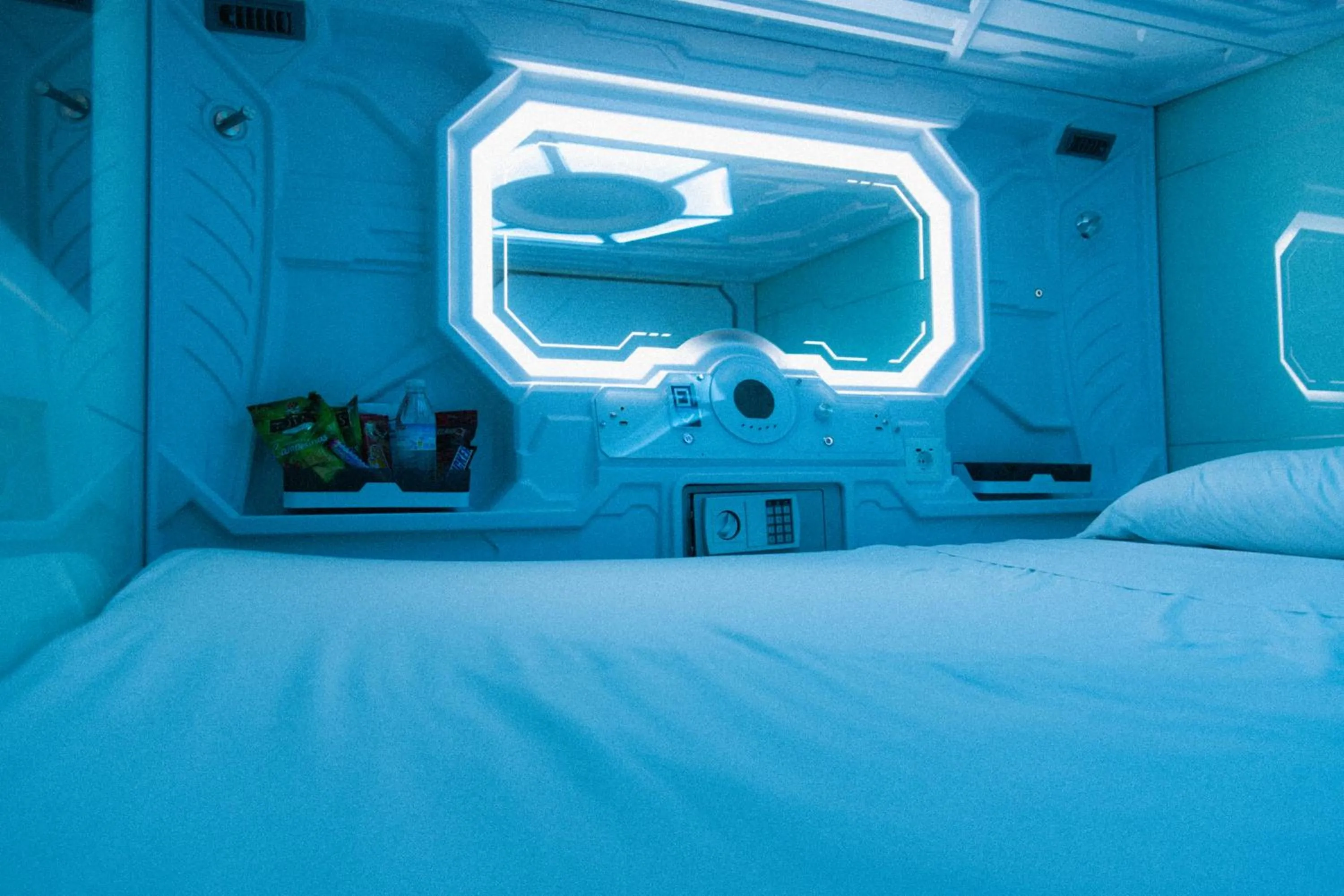 Bed in Futurotel Sevilla