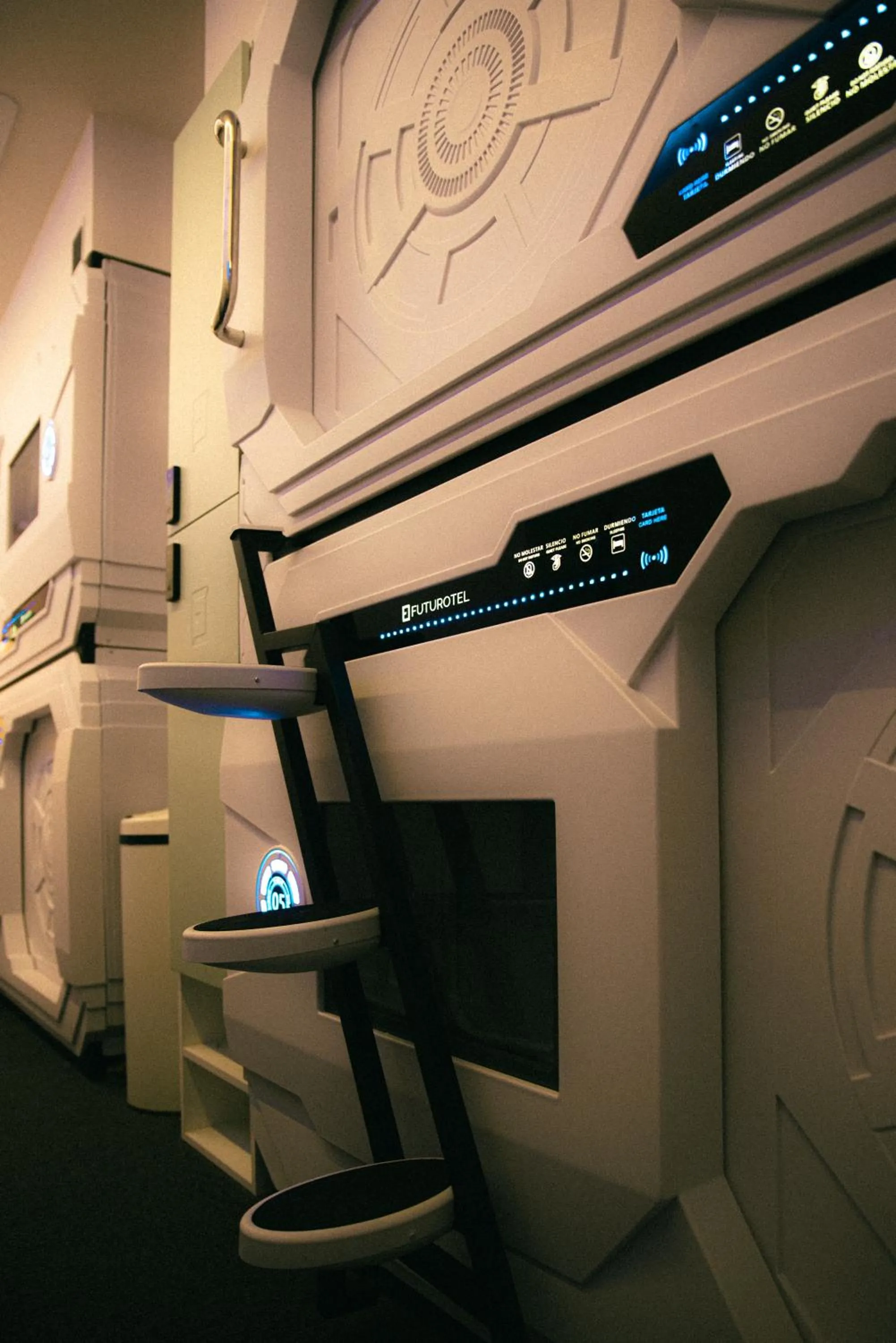 Bed in Futurotel Sevilla