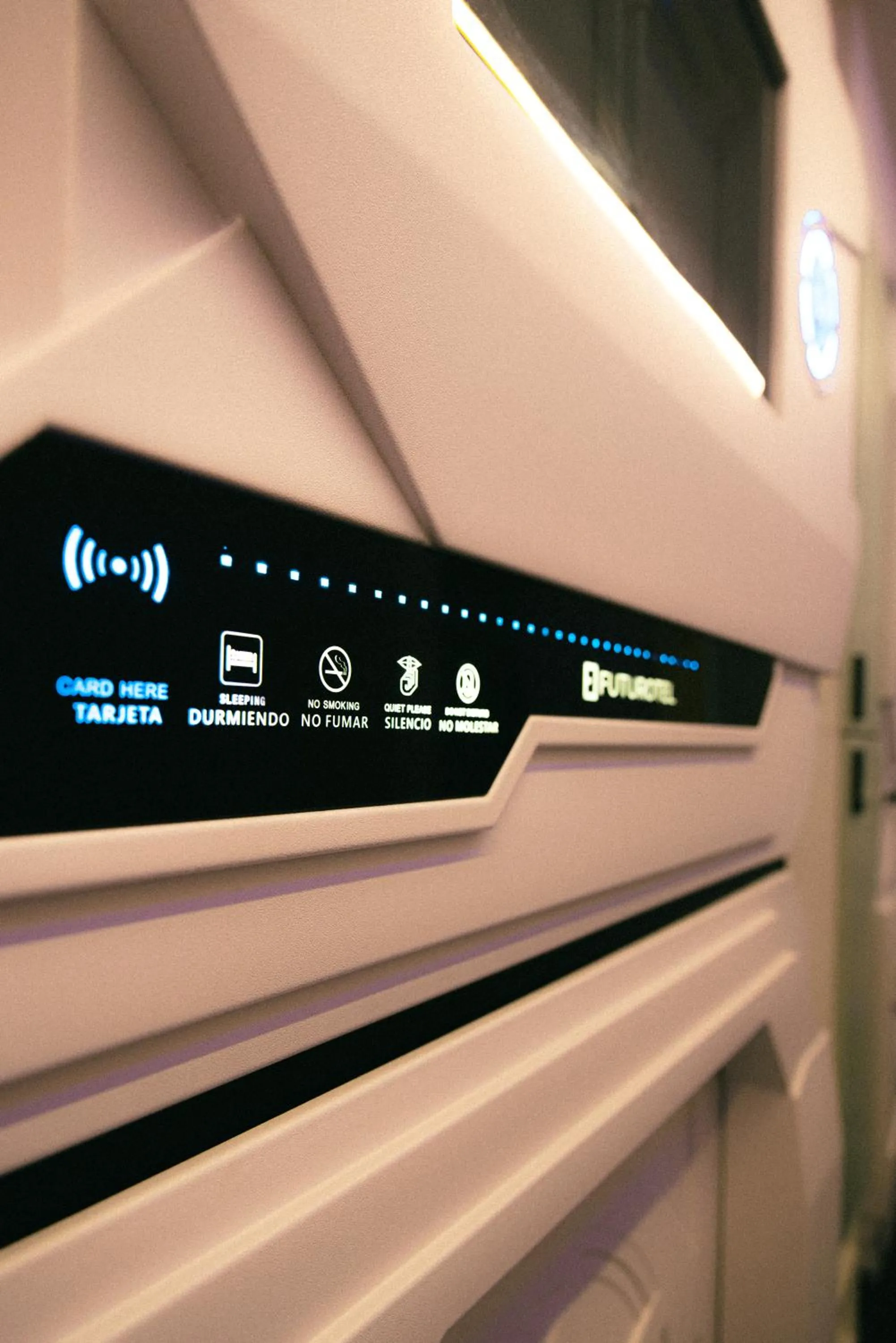 Bed in Futurotel Sevilla