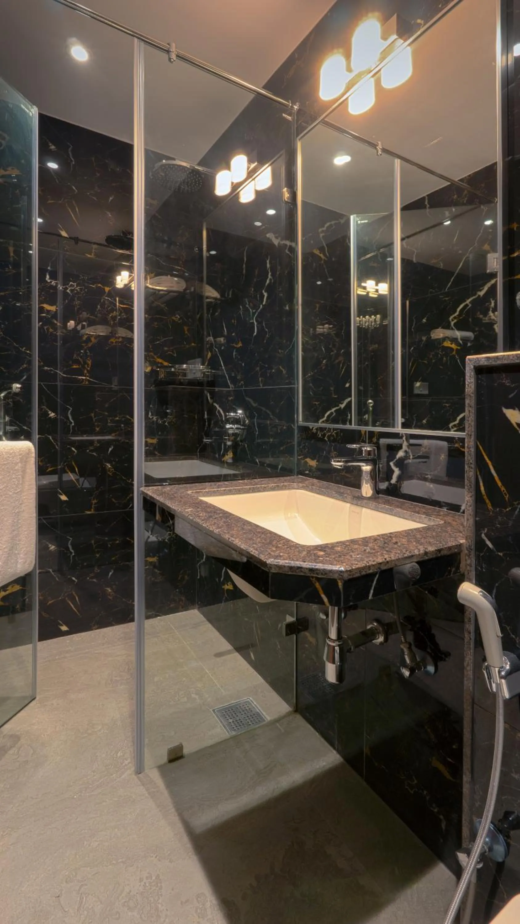 Bathroom in Magnus Nexstar Suites Kalyani Nagar