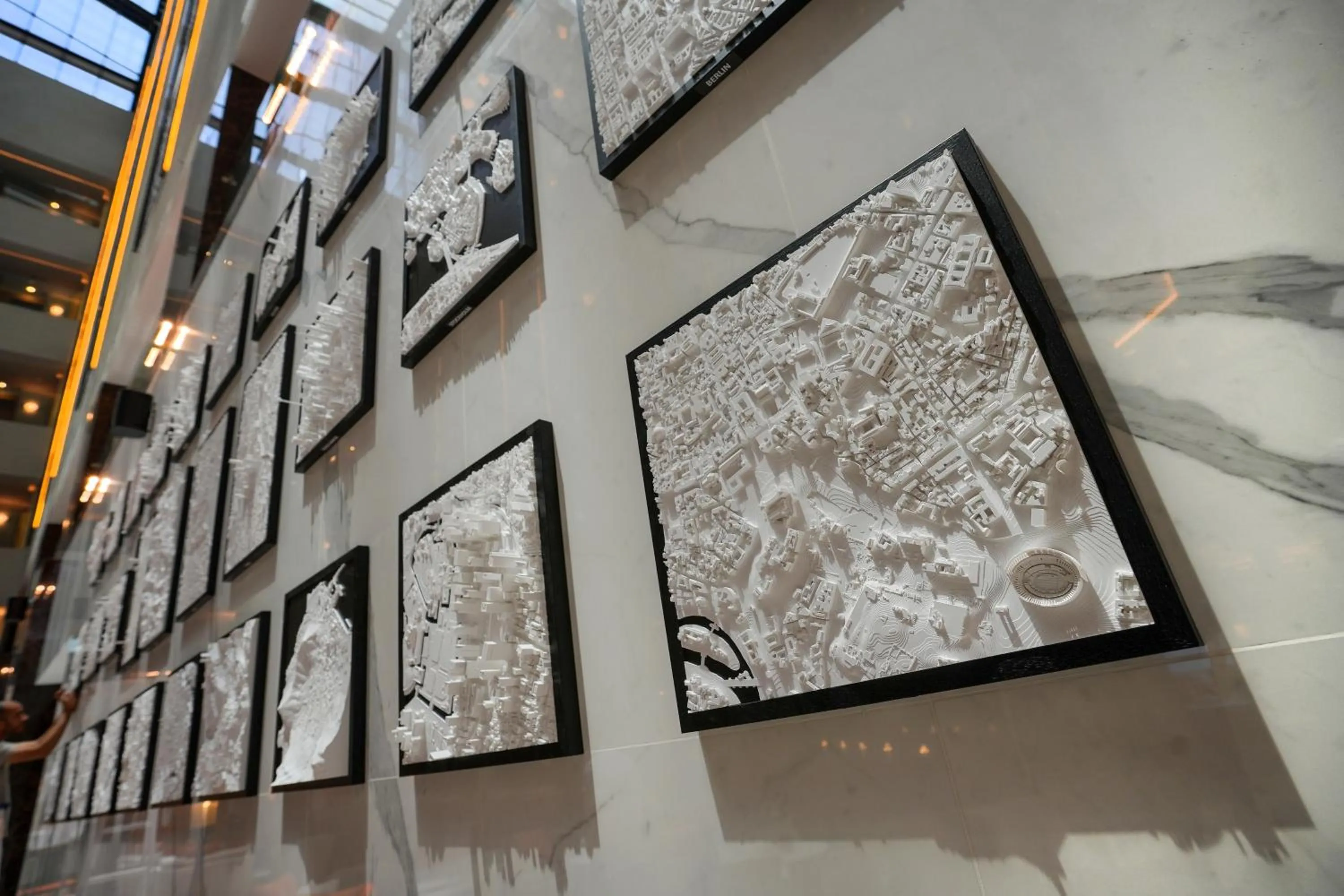 Decorative detail in Millennium Al Masar