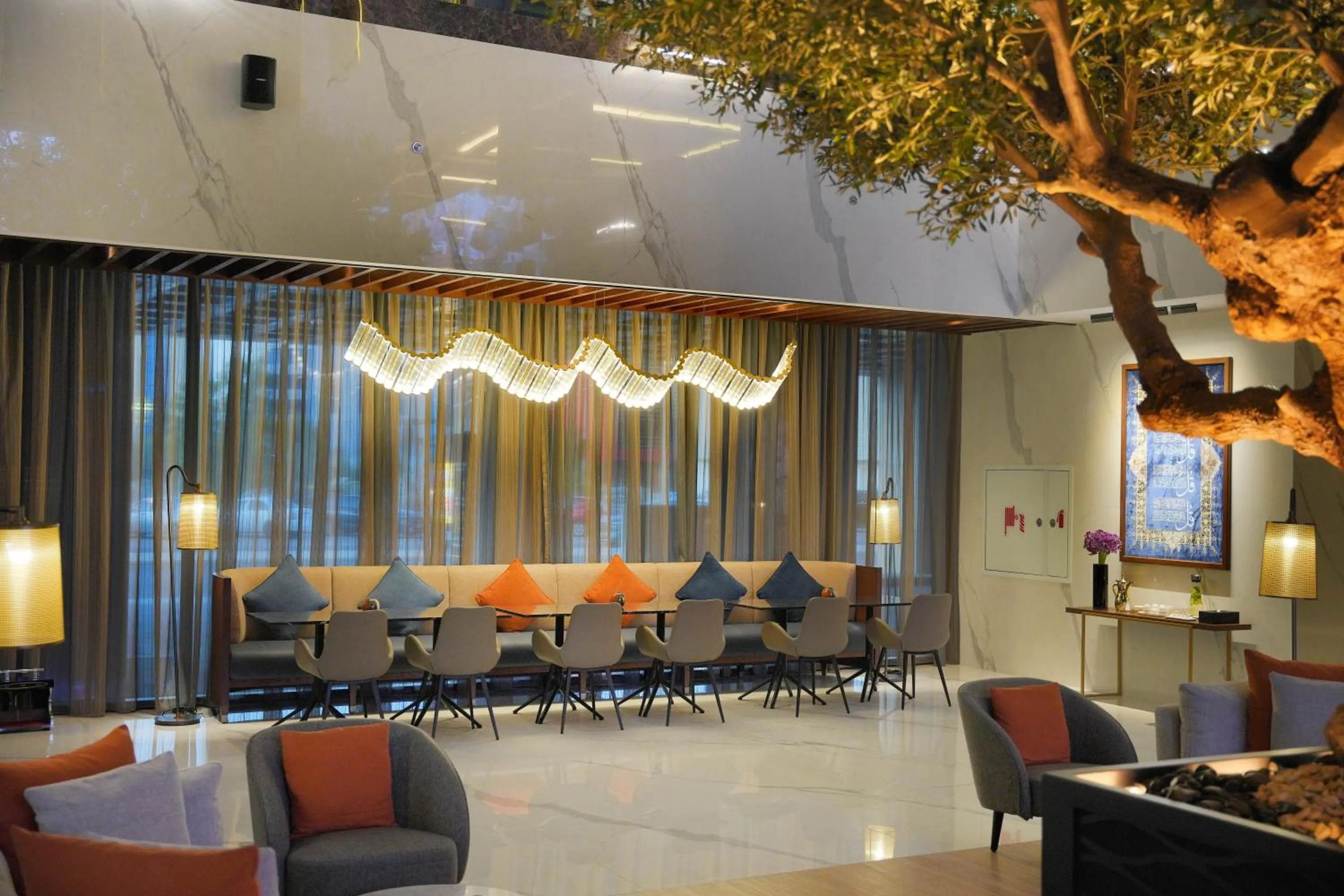 Seating area in Millennium Al Masar