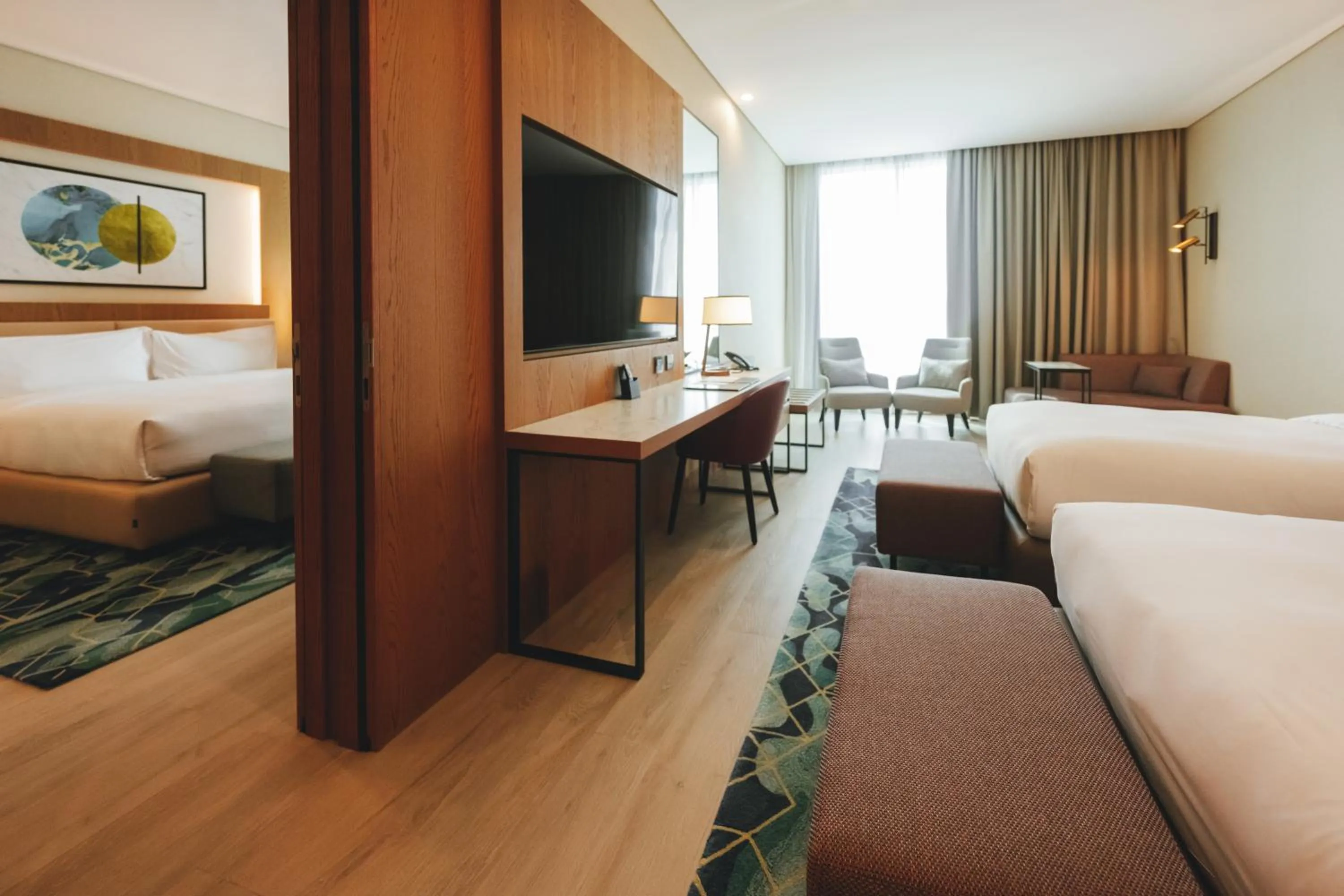 Bedroom, Bed in Millennium Al Masar