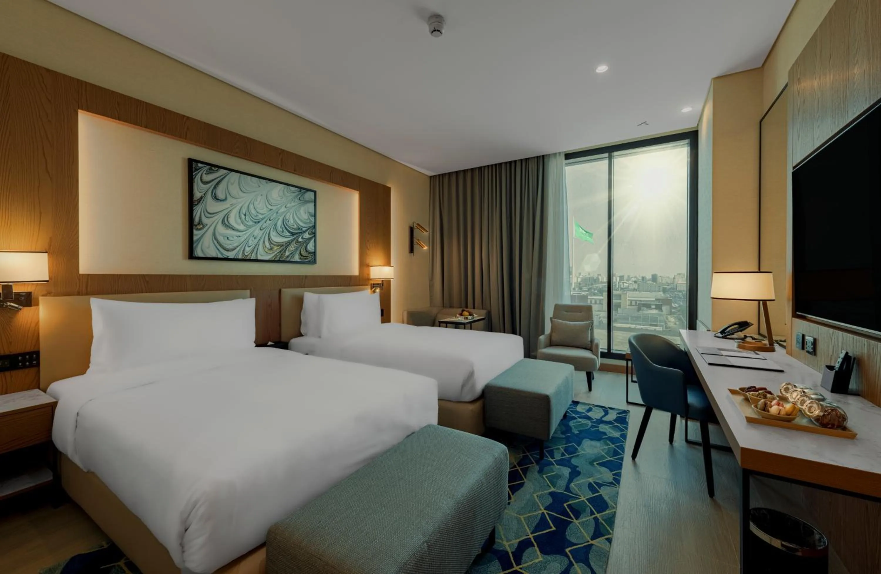 Bed in Millennium Al Masar