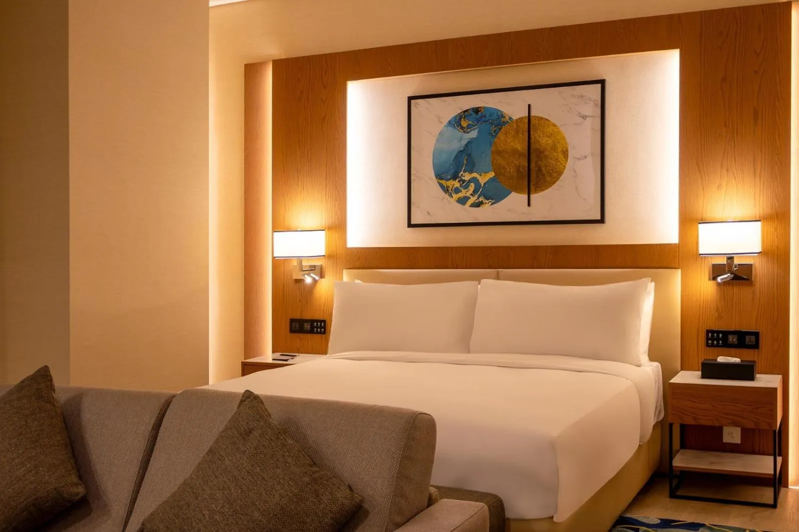 Bed in Millennium Al Masar