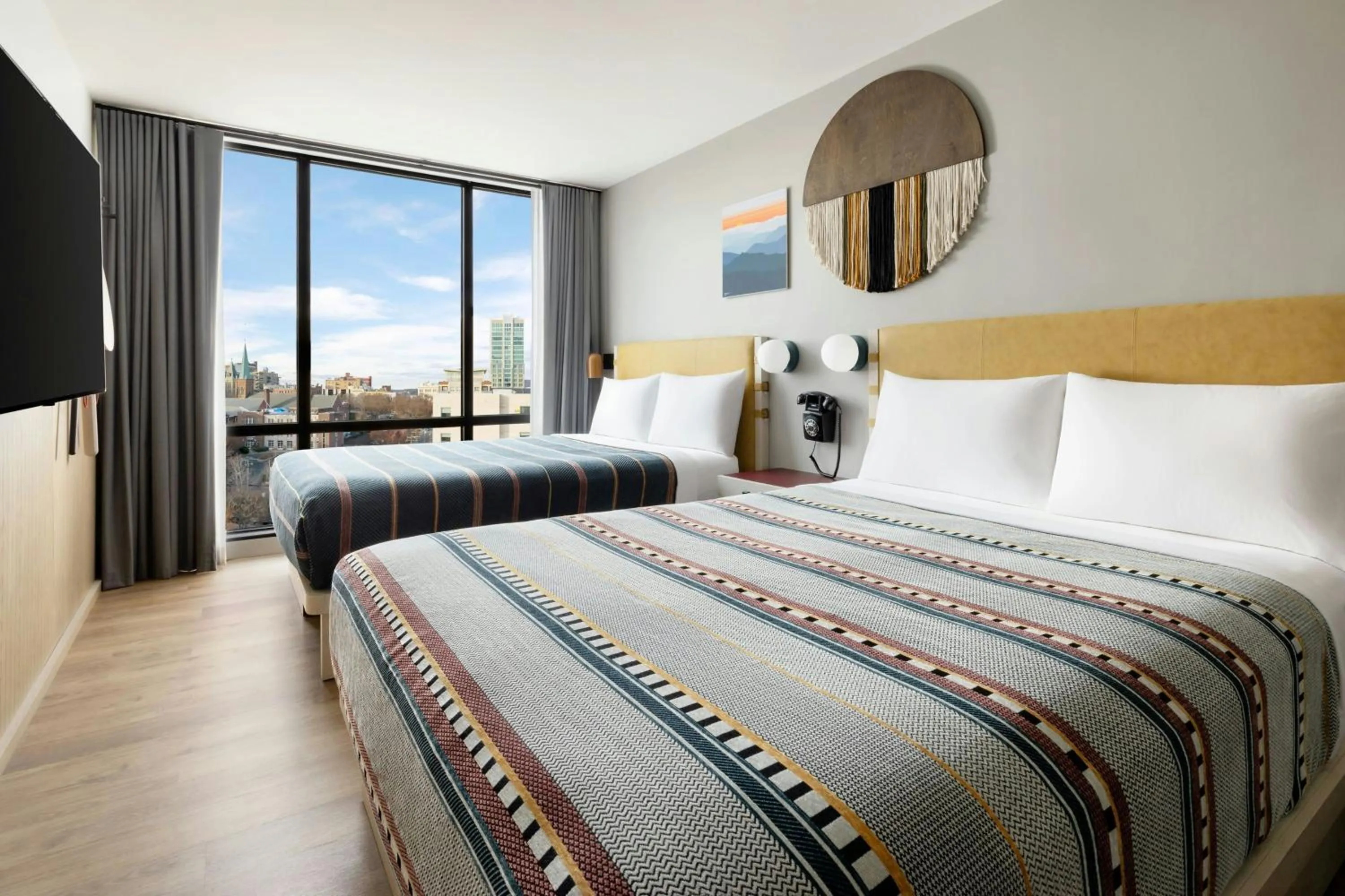 Photo of the whole room, Bed in Moxy Asheville