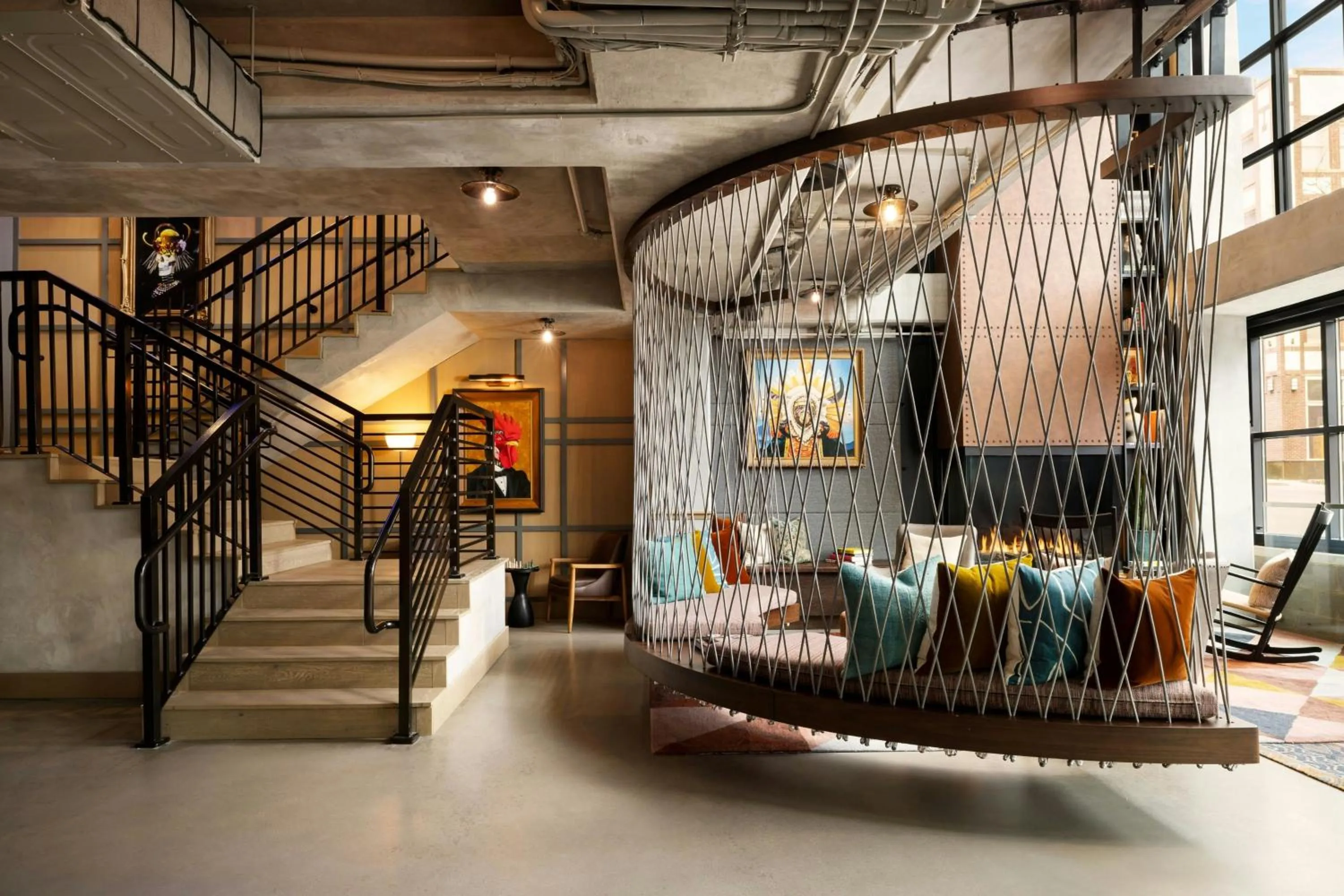 Lobby or reception in Moxy Asheville