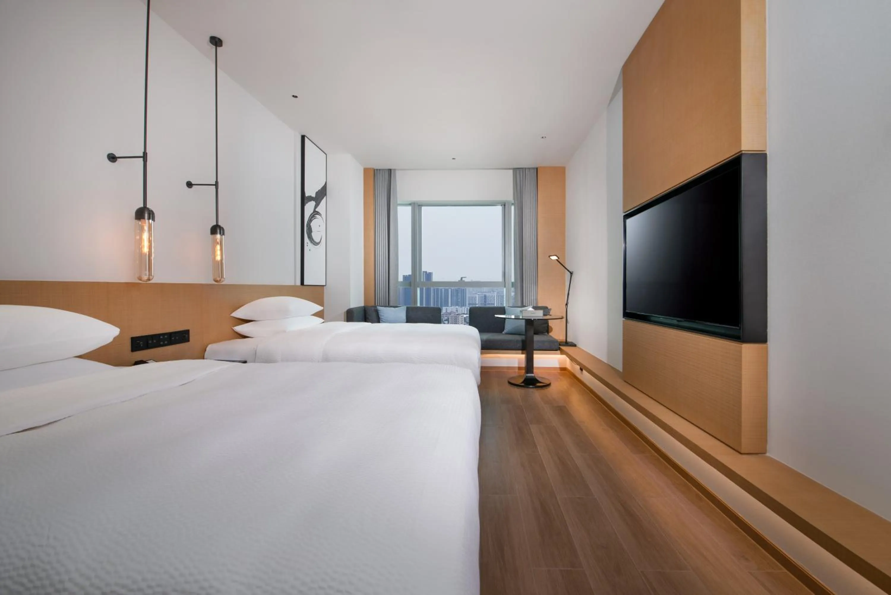 On site, Bed in Fairfield by Marriott Shenzhen Bao'an