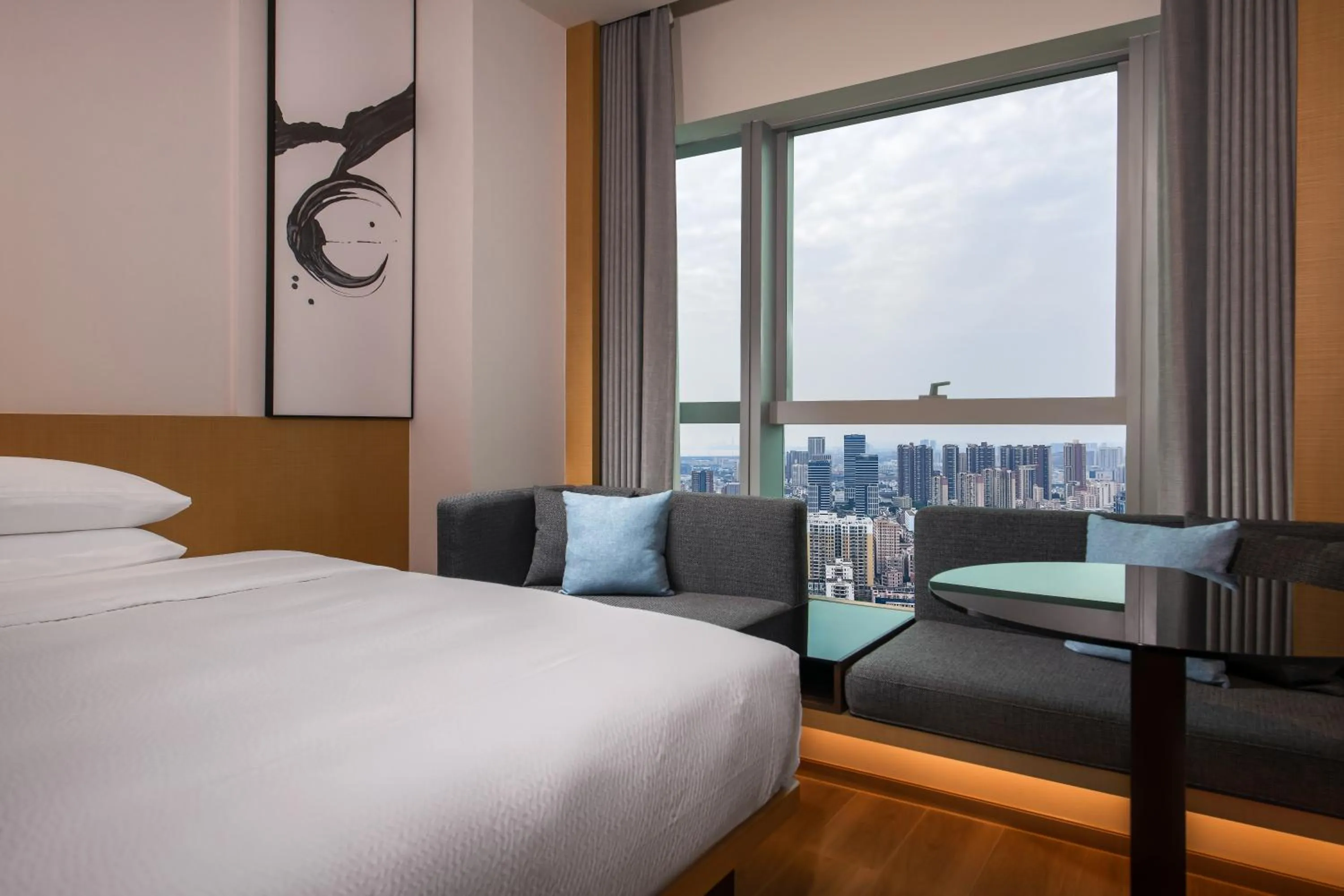On site, Bed in Fairfield by Marriott Shenzhen Bao'an