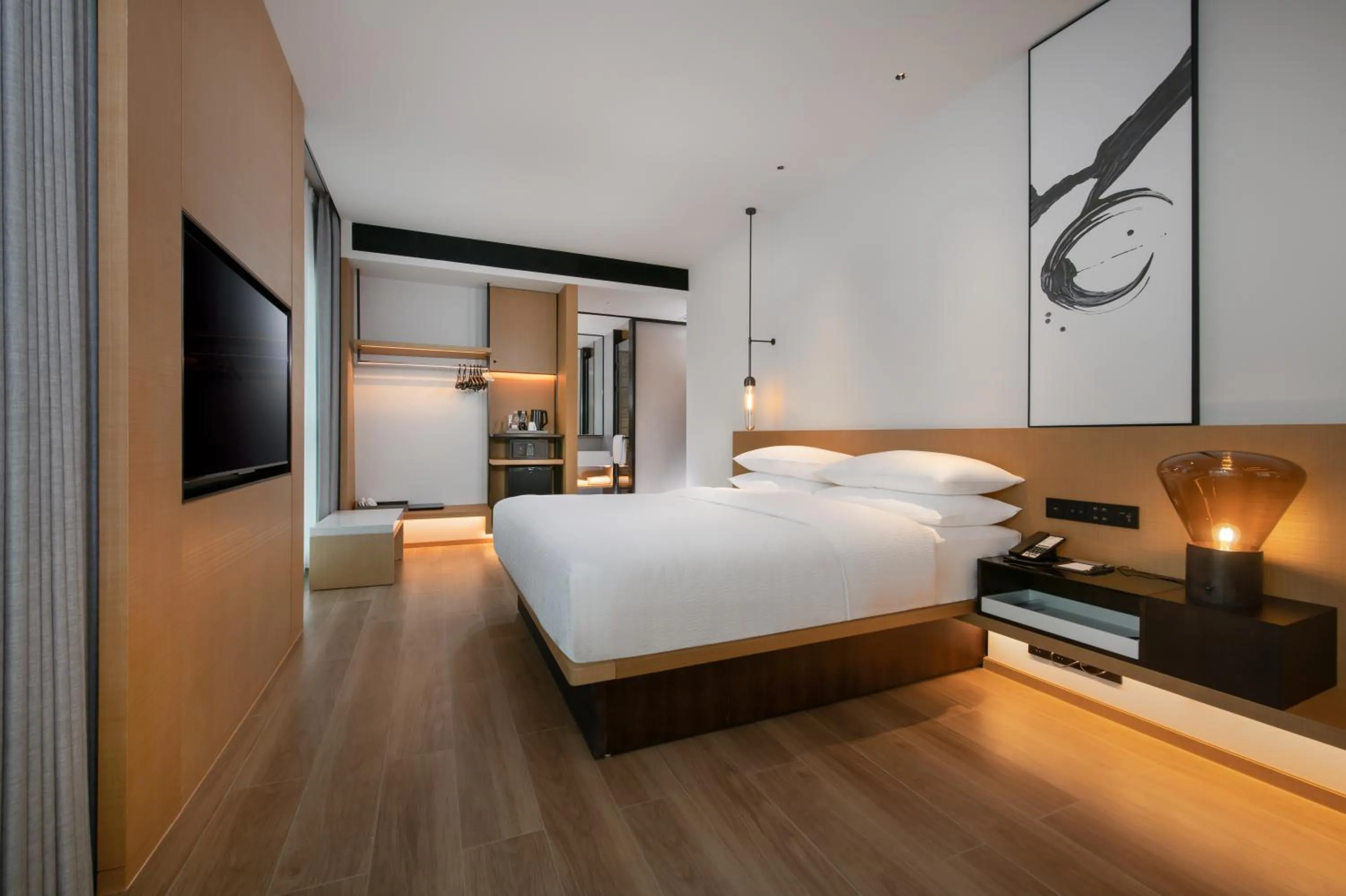 On site, Bed in Fairfield by Marriott Shenzhen Bao'an
