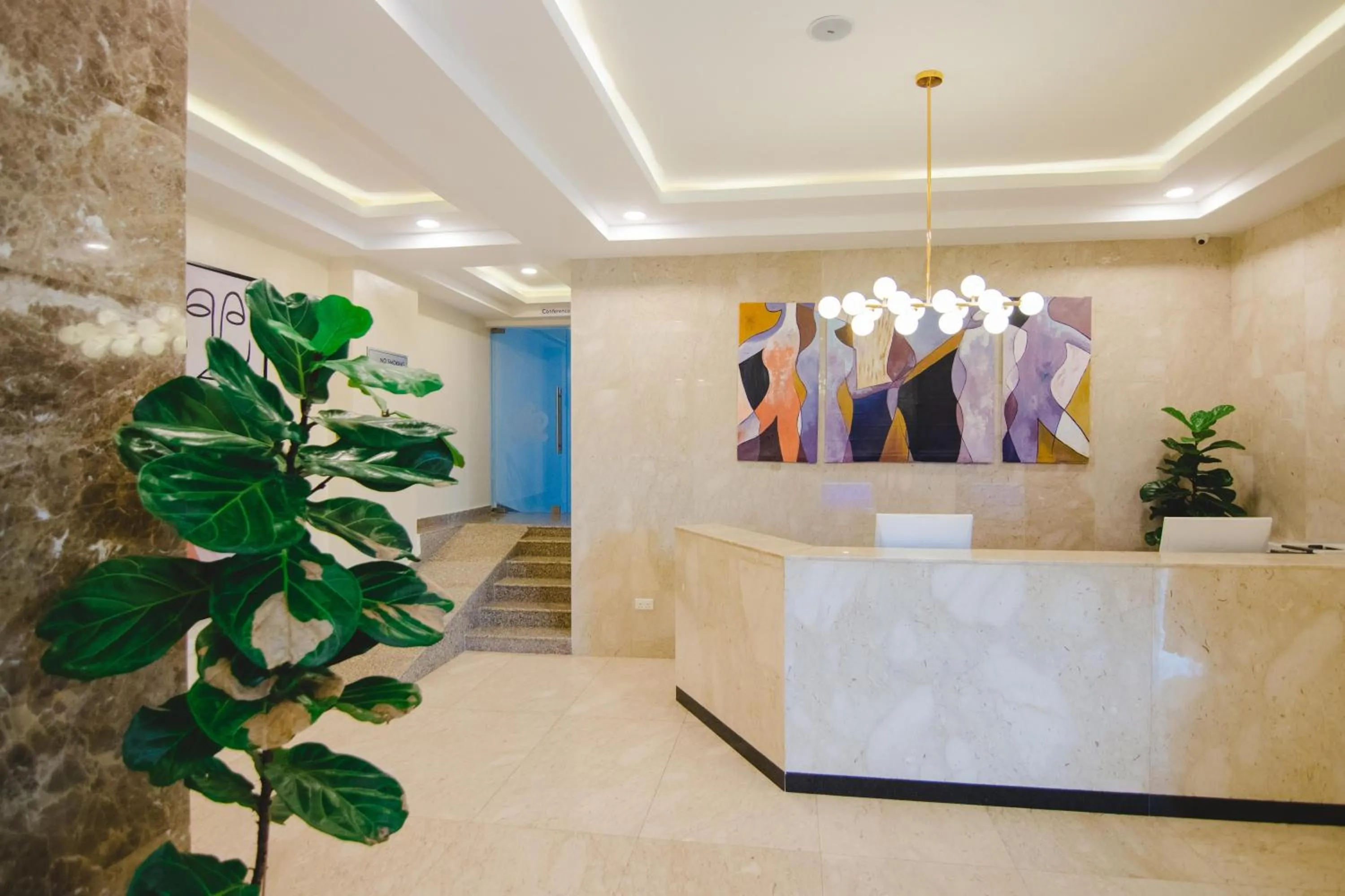 Lobby or reception in BON Hotel Imperial