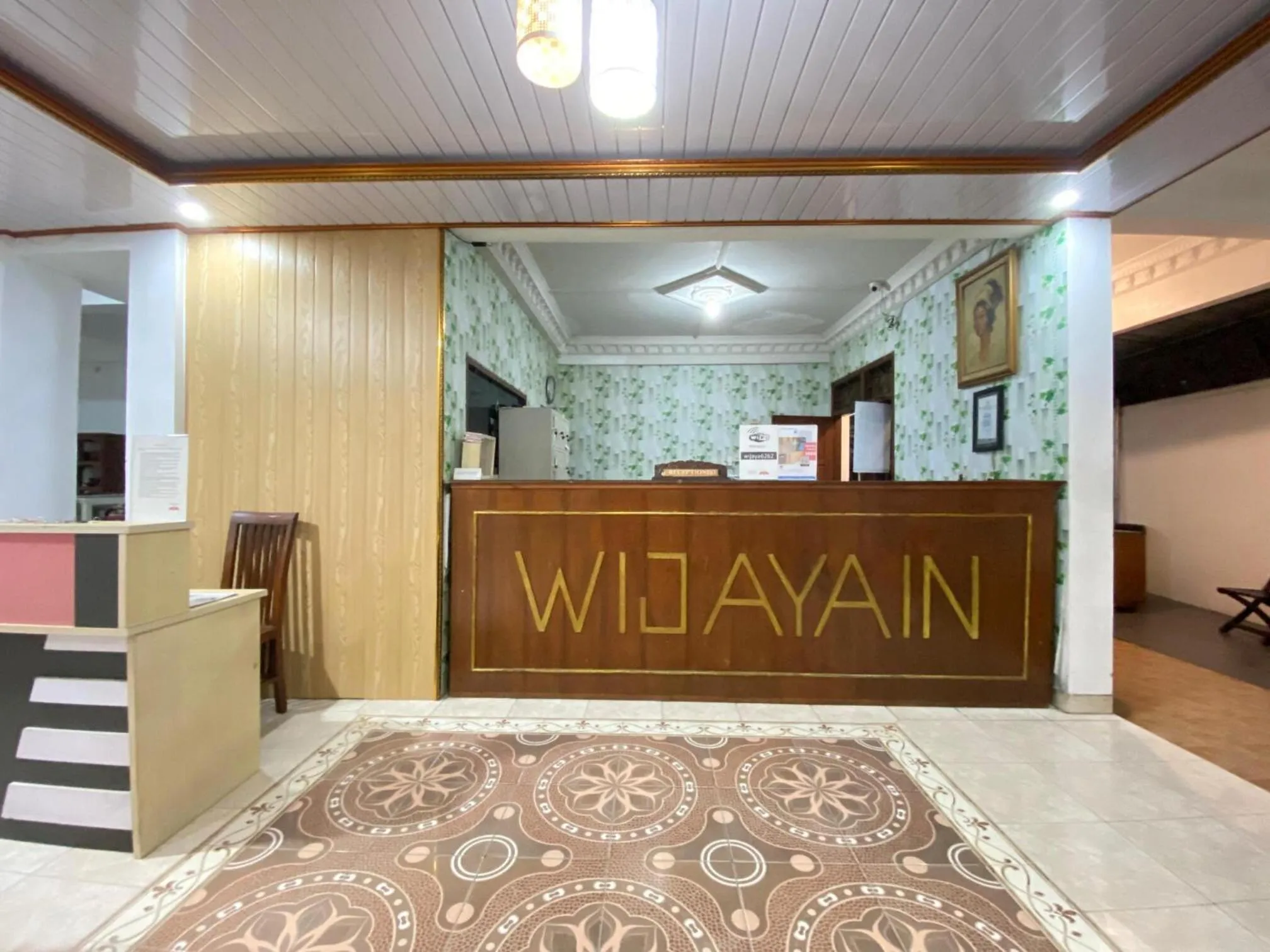 Lobby or reception in New Wijaya Hotel