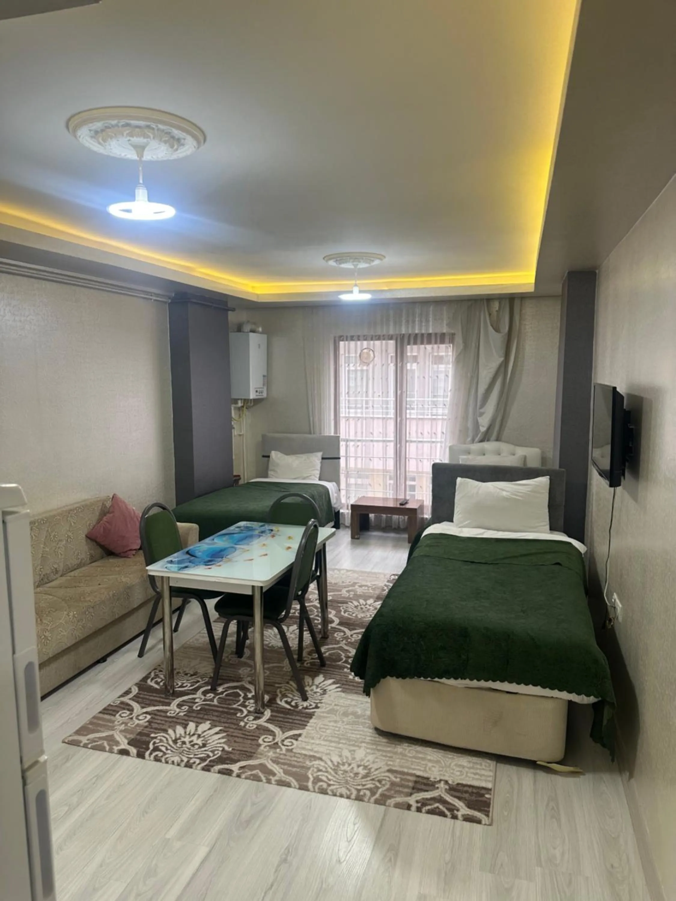 Bed in Espinaz Apart Otel