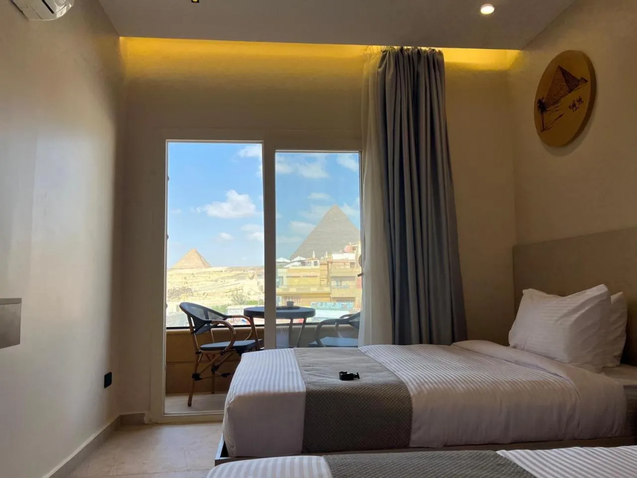 Twin Room with Balcony in Pyramids Island